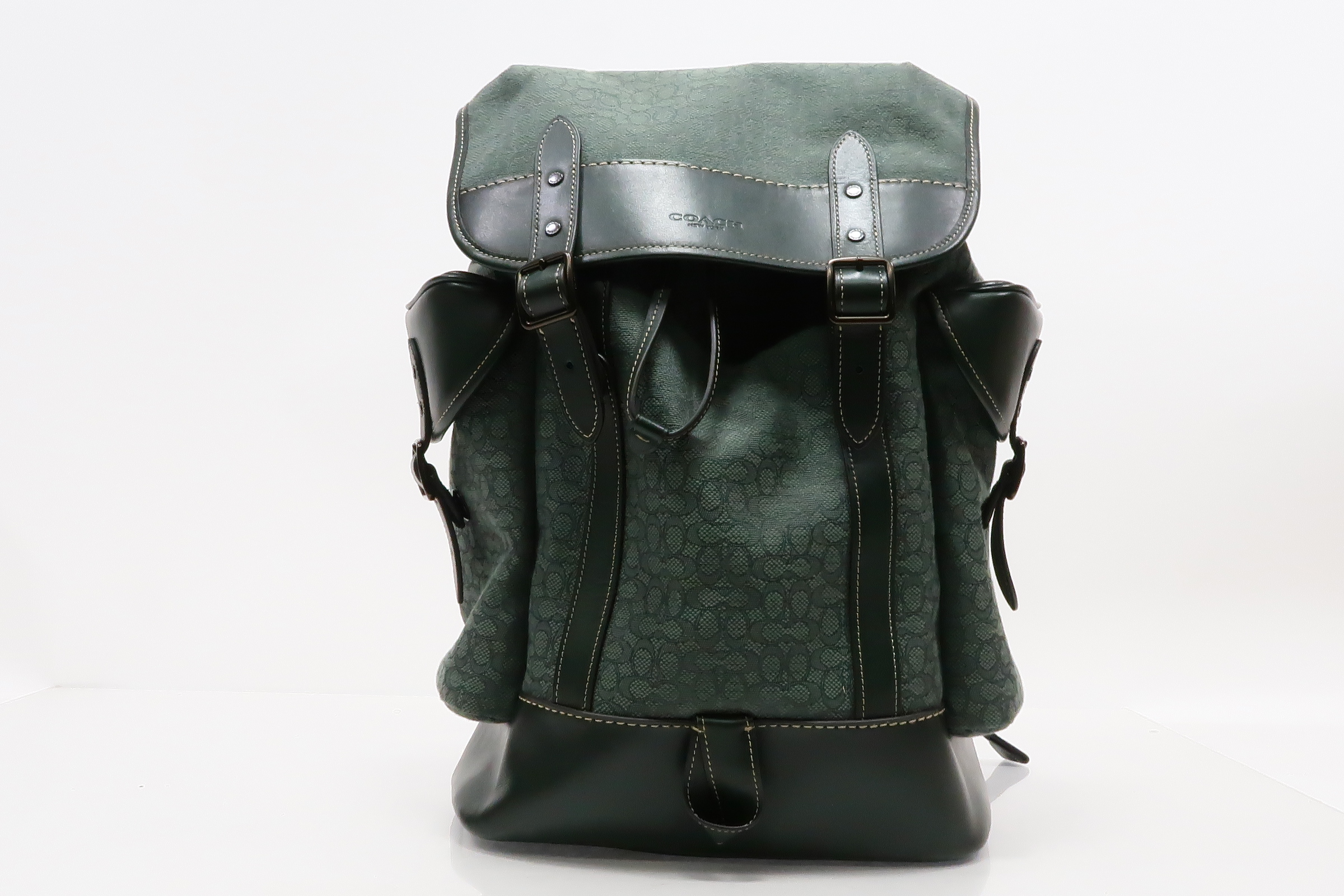 Coach Micro Signature Jacquard Hitch Backpack - F2321-CM387