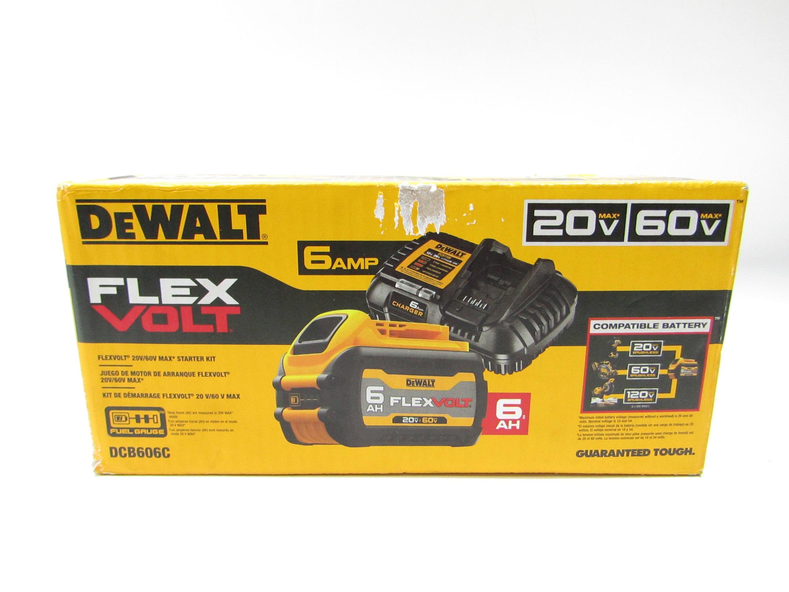DeWALT DCB606C Flex Volt 20V/60V MAX Starter Kit