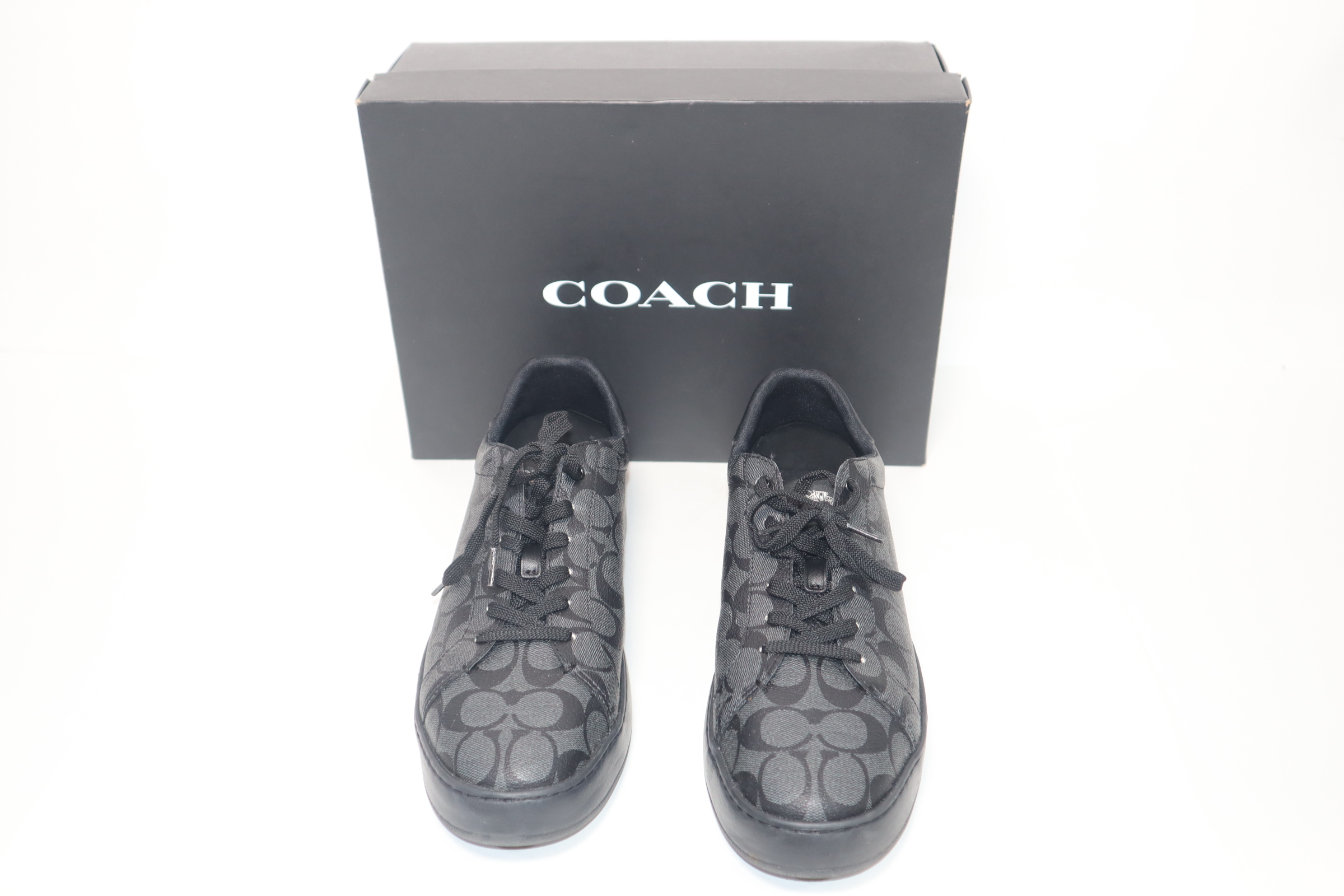 Coach G4949 CQ/BK 10011275JAX Charcoal/Black Size 12 Men's