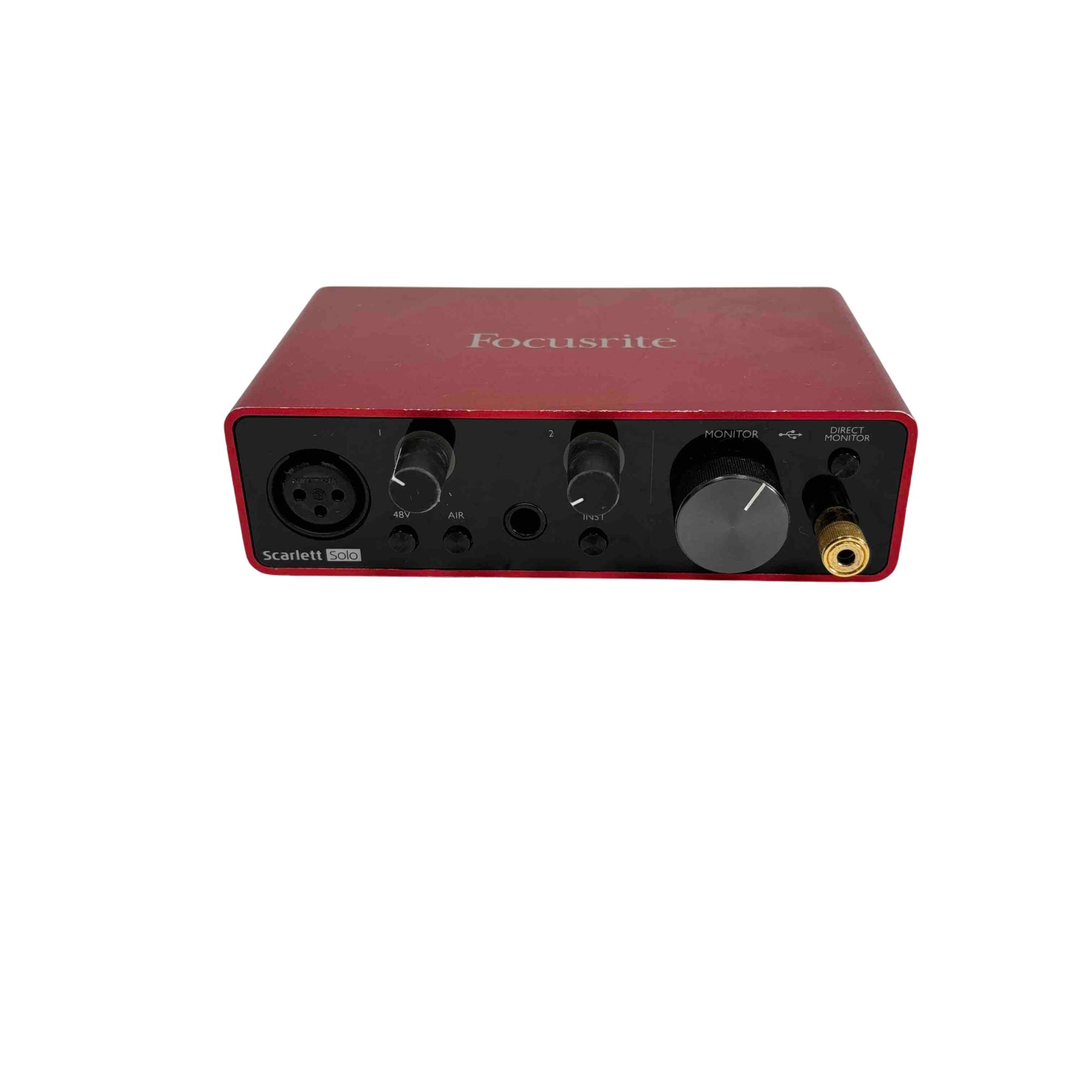 Focusrite Scarlett Solo 3rd Gen USB Audio Interface Kit