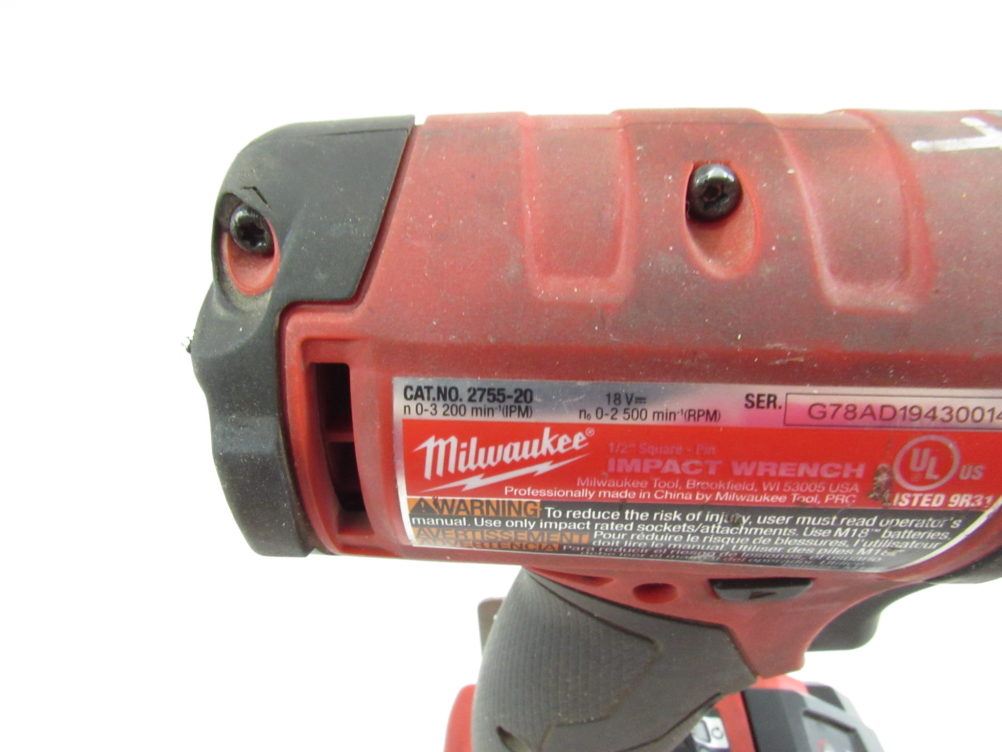 Milwaukee 275520 M18 FUEL 1/2" Compact Impact Wrench