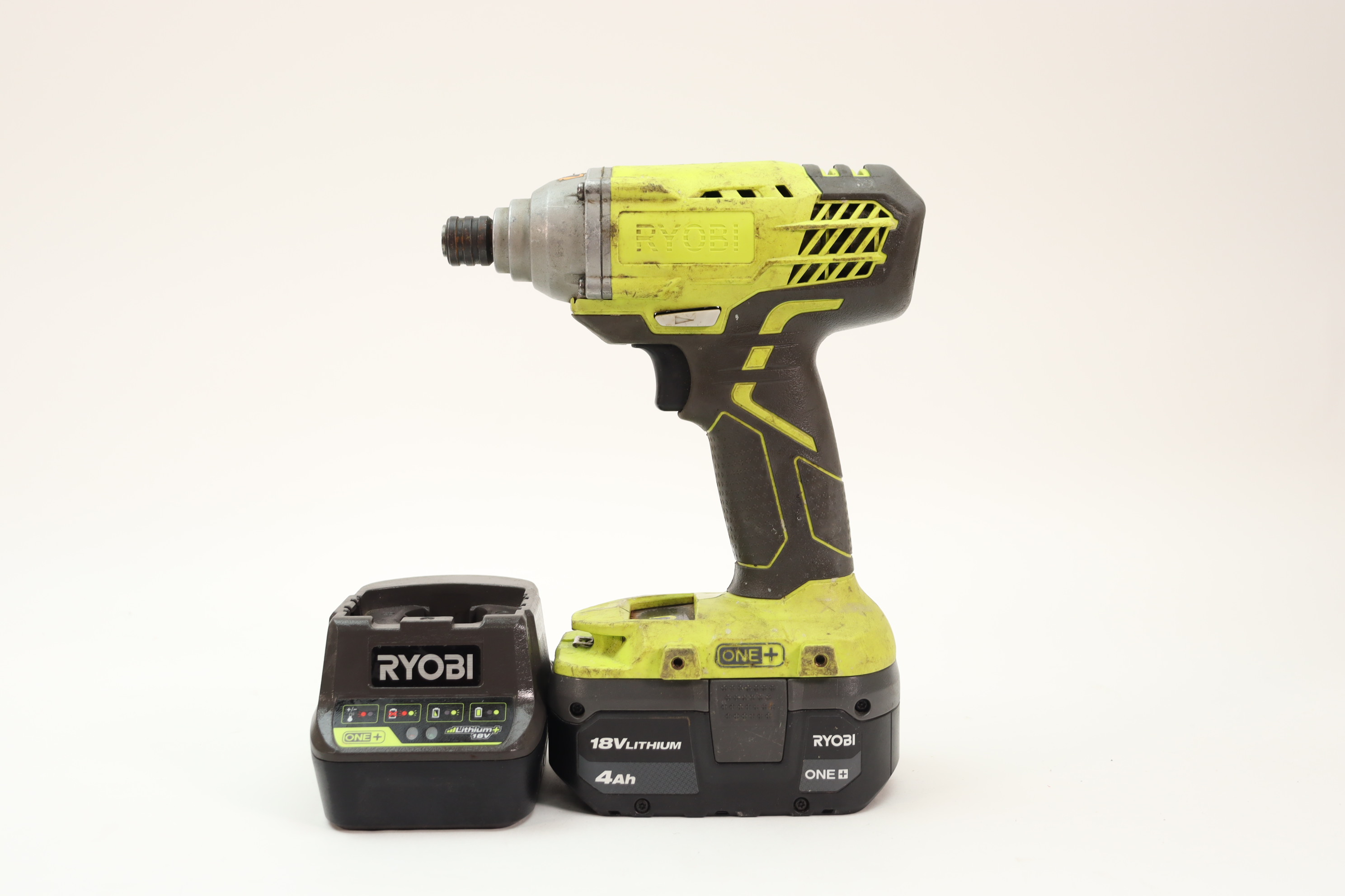 Ryobi P235 ONE 18V Cordless 1 4 in. Impact Driver Kit 1800 in. lbs. Torque