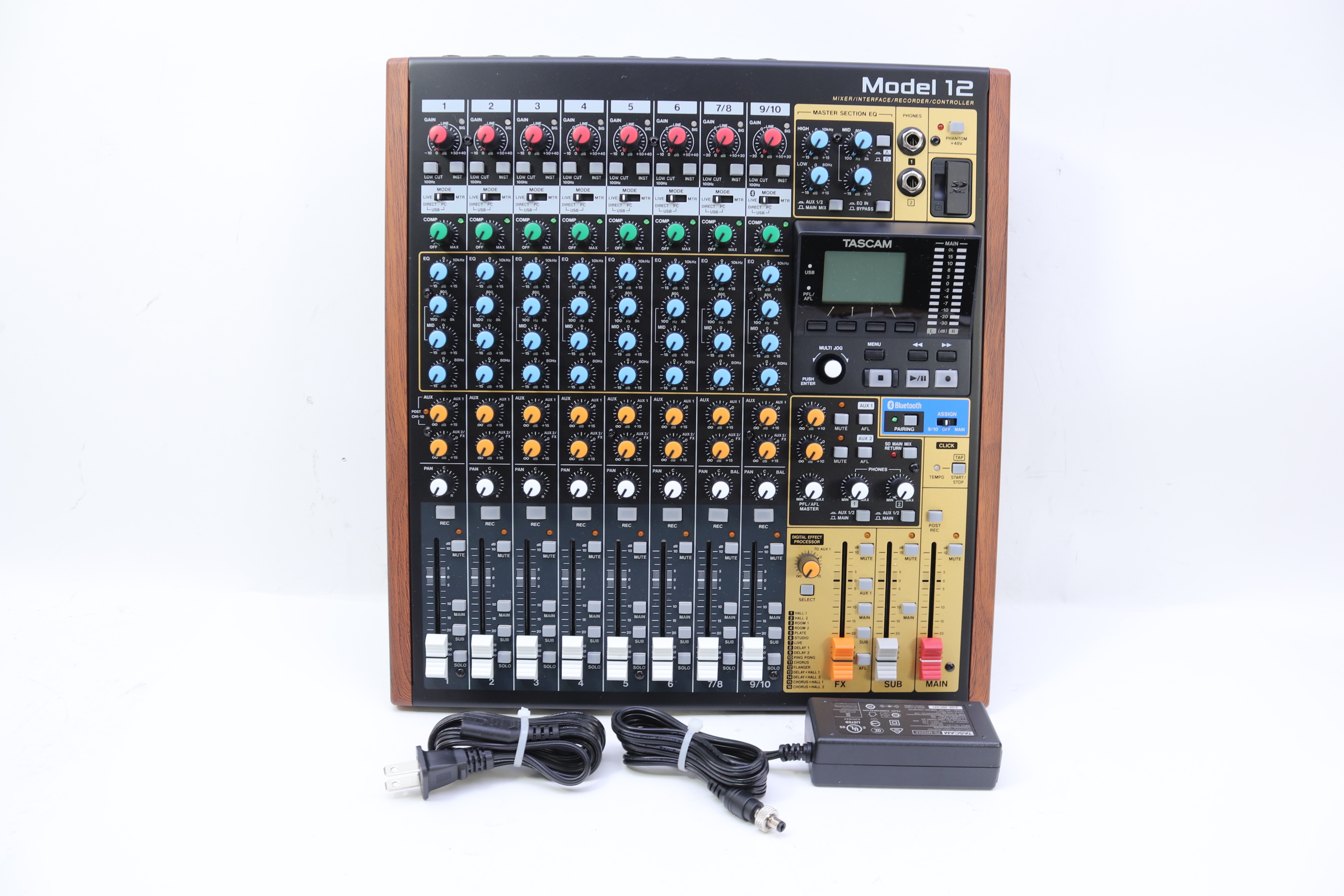 Tascam Model 12 Standalone Bluetooth Mixer/Interface/Recorder 