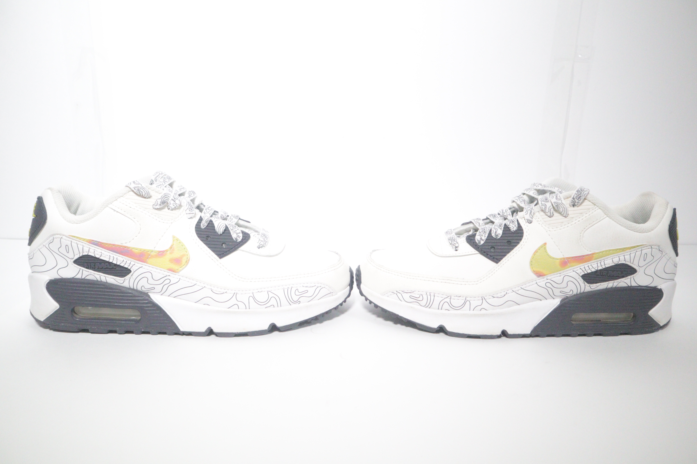 Nike Air Max 90 LTR SE (GS) DX1814 100 Sail/Multi-Color Sz 6Y
