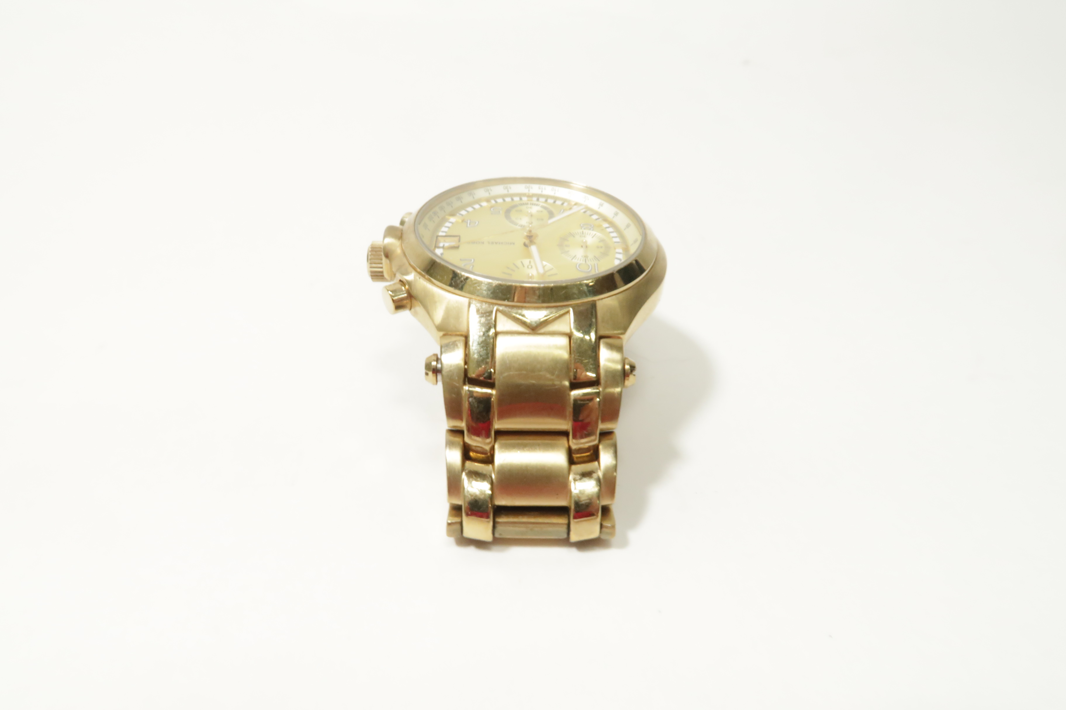 Michael Kors MK5097 Gold Plated Chronograph Watch