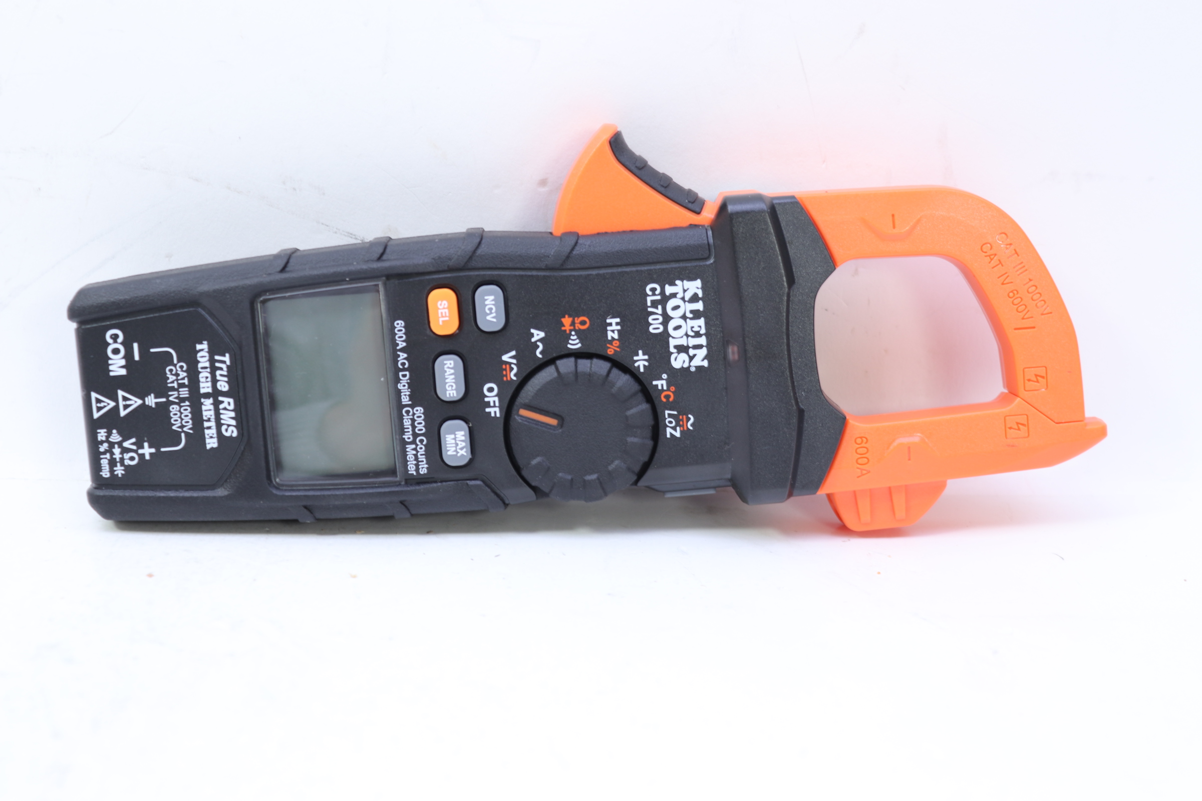 Klein Tools CL700 600 Amp AC True RMS Auto-Ranging Digital Clamp Meter
