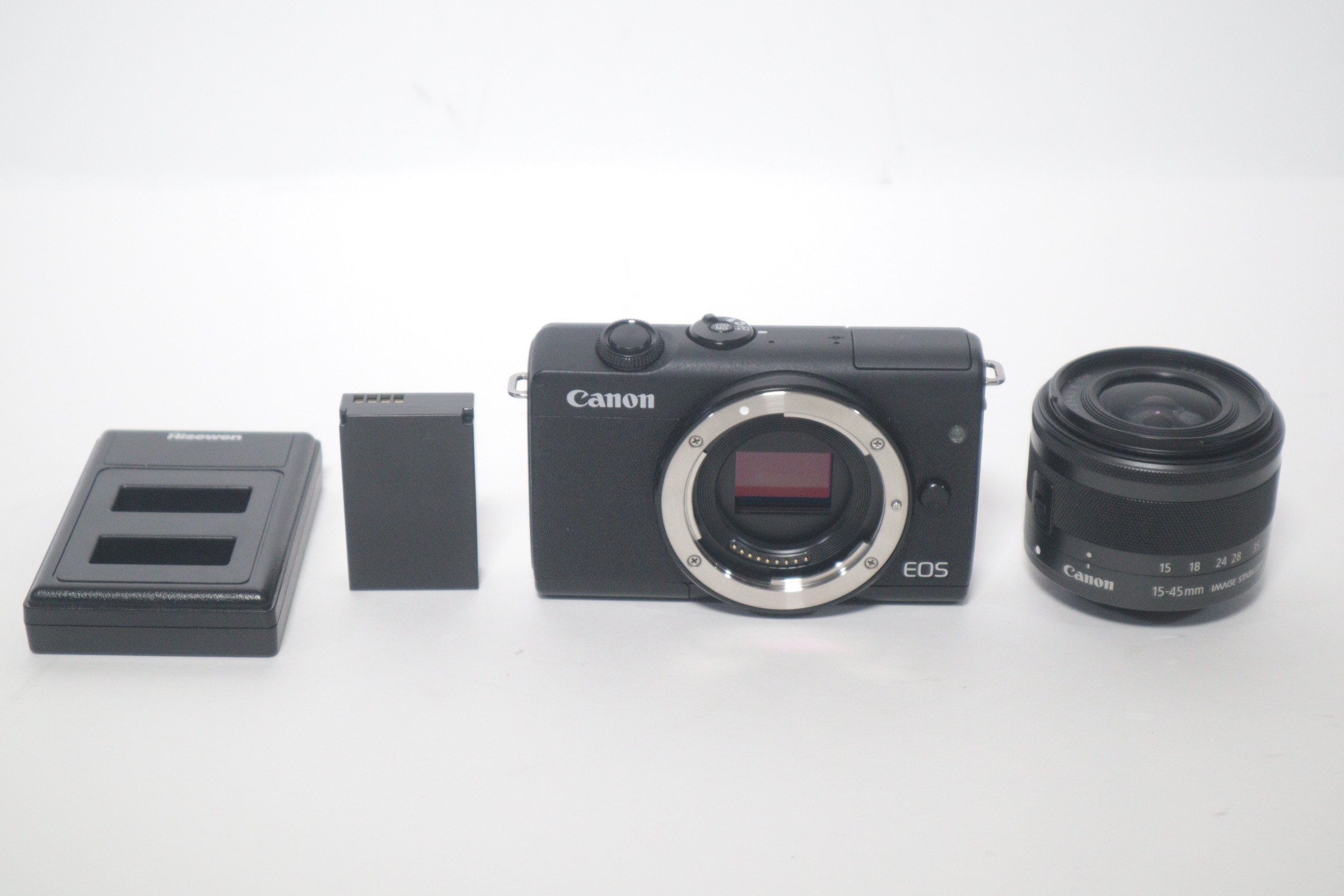 Canon EOS M200 Black Mirrorless Digital Camera 3786/EF-M 15 - Main Image