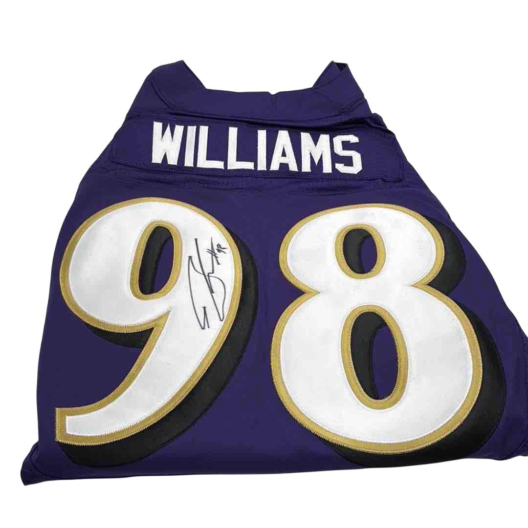 Brandon Williams Baltimore Ravens Autographed Jersey With COA