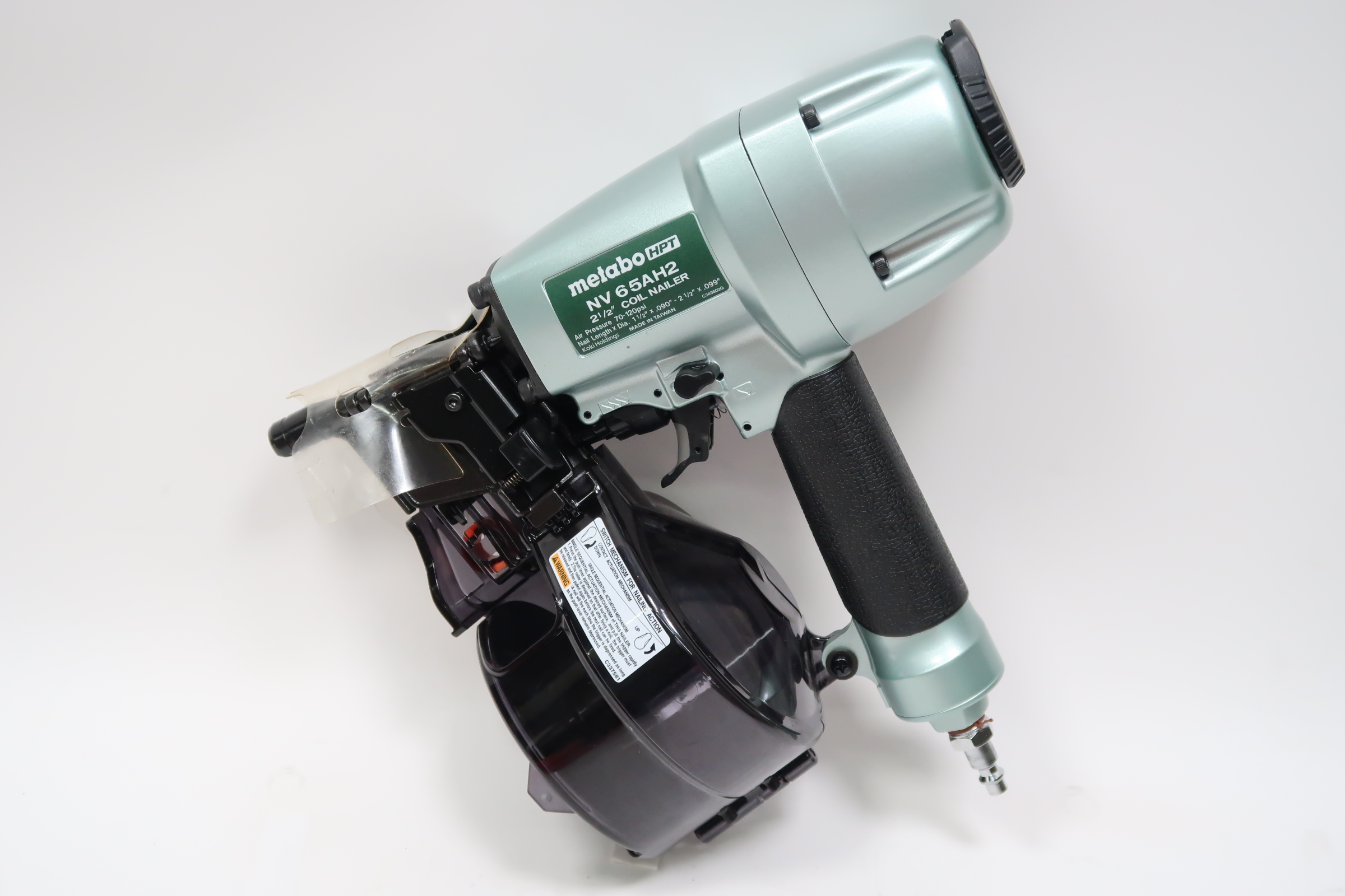 Metabo HPT NV65AH2 21/2'' Air Pneumatic Coil Siding Nailer