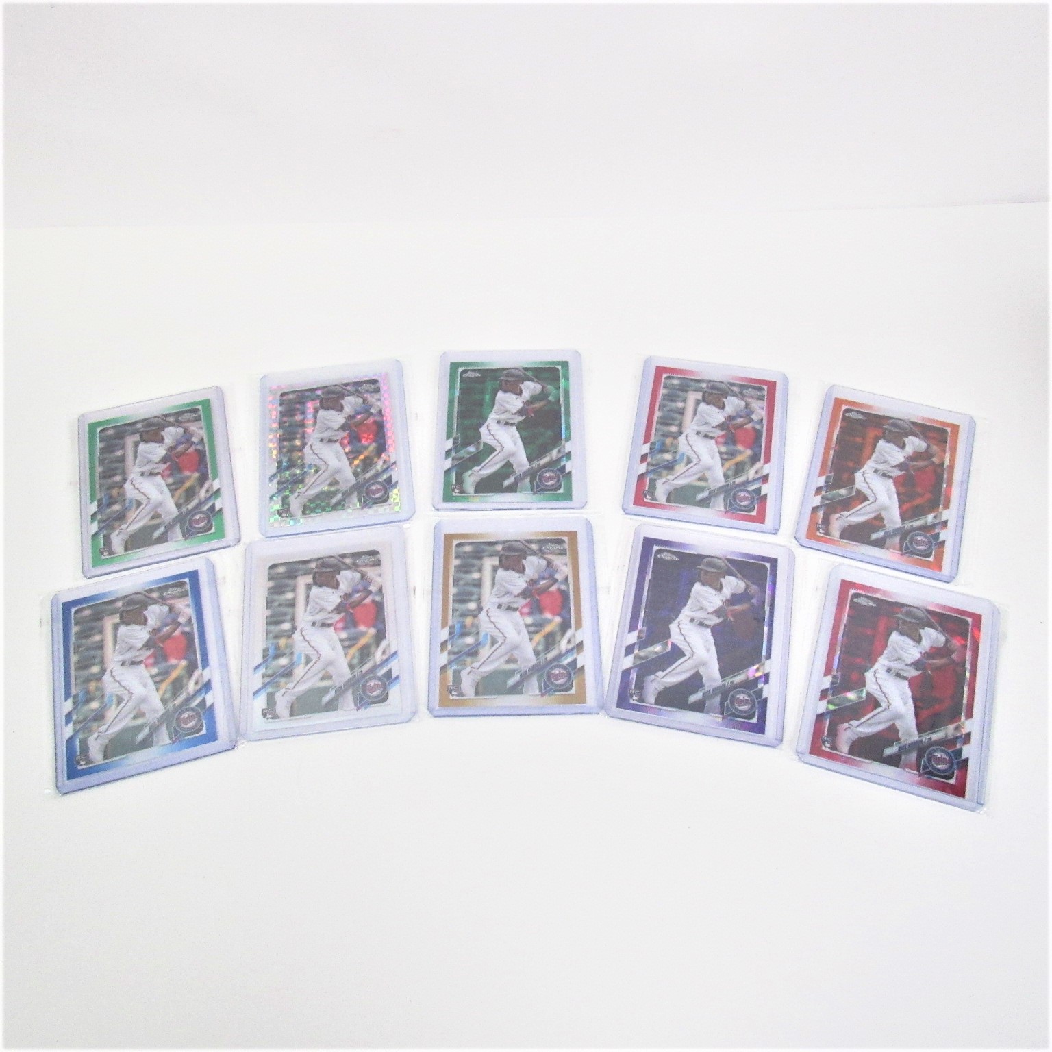 Topps 2021 Chrome US12/USC16 10Piece Nick Gordon Minnesota Twins