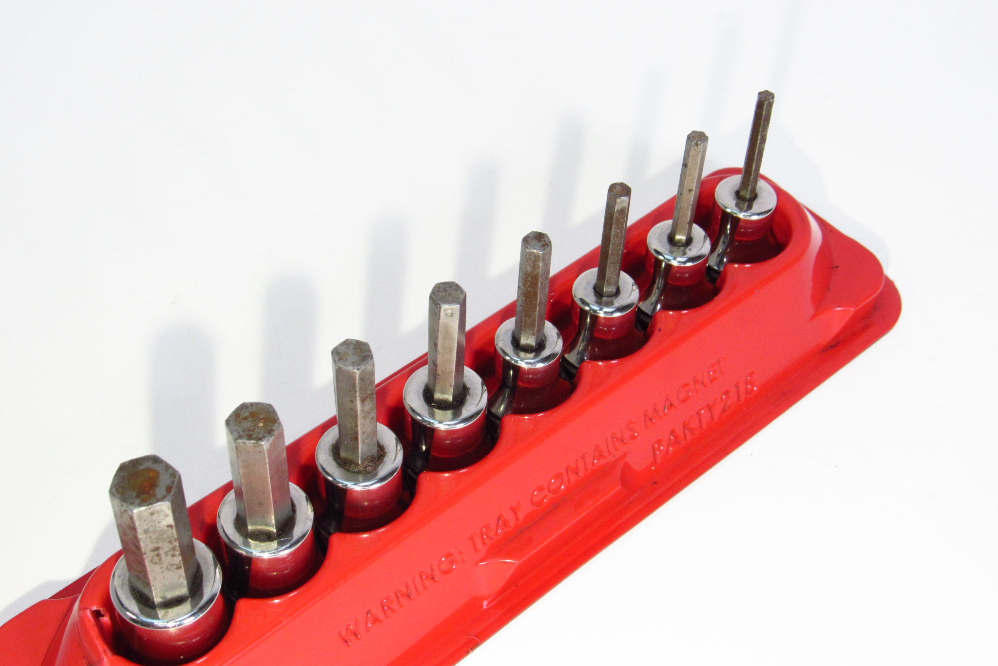 Snap-on Tools 208EFAY 8-Piece 3/8'' Drive SAE (1/8-3/8'') Hex Bit
