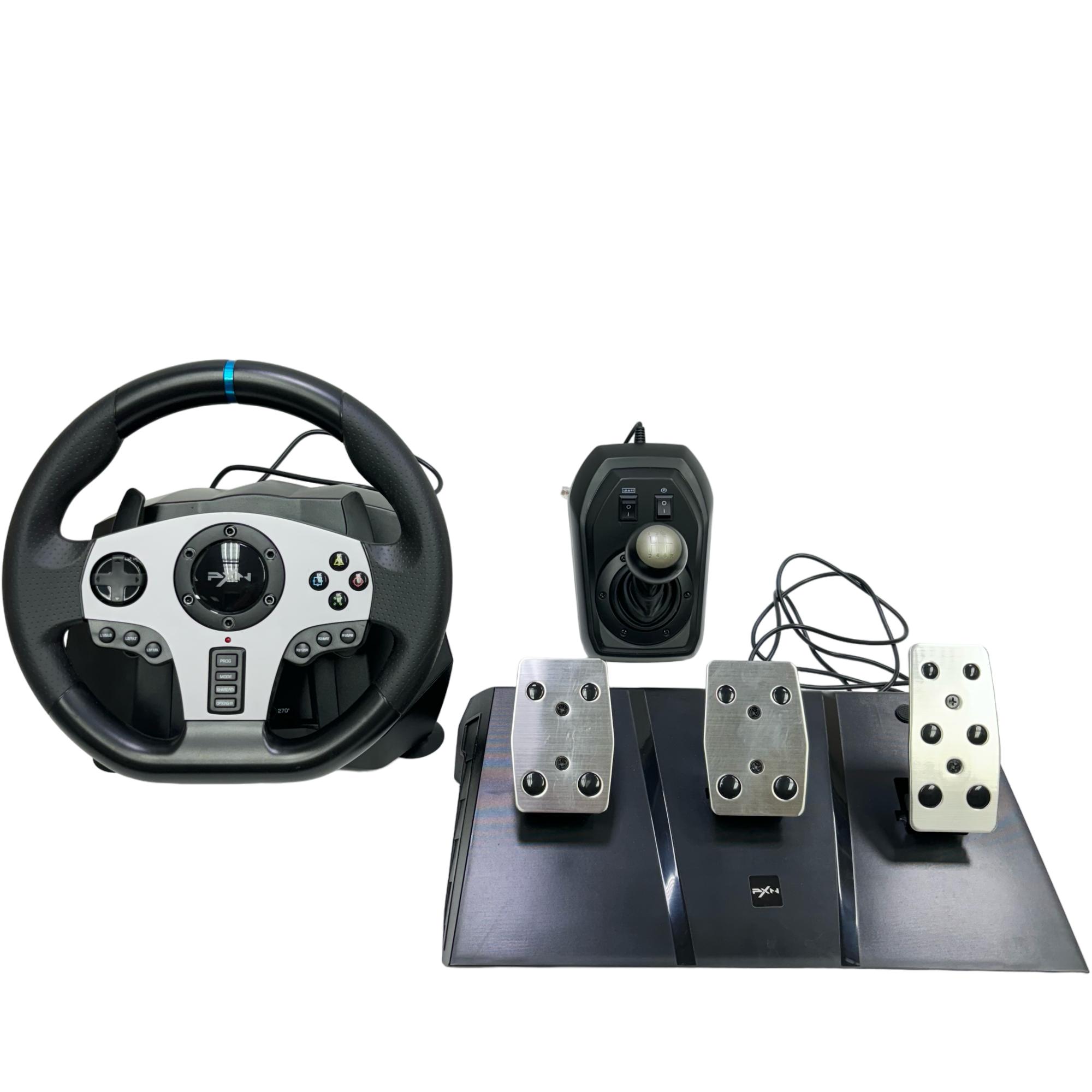 PXN V9 Racing Steering orders Wheel with Shifter for PC/PS3/PS4/Xbox one/Switch Used