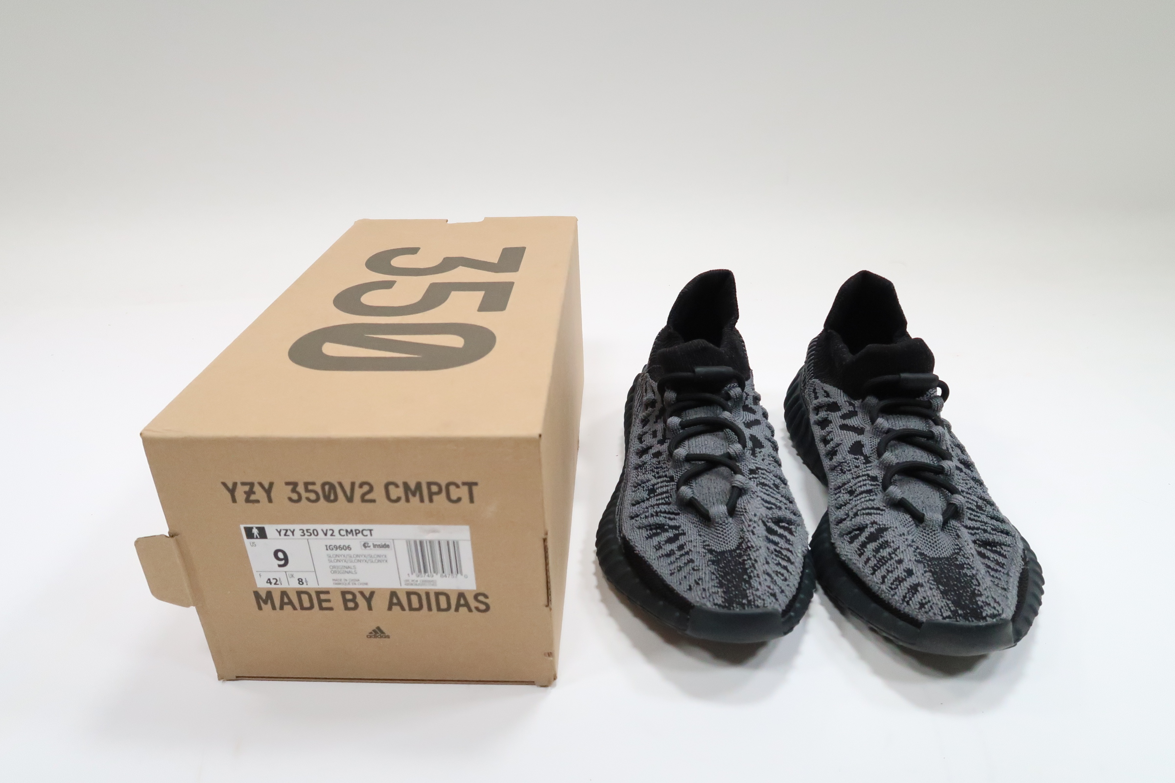 Adidas Yeezy 350 V2 CMPCT Slate Onyx Size 9