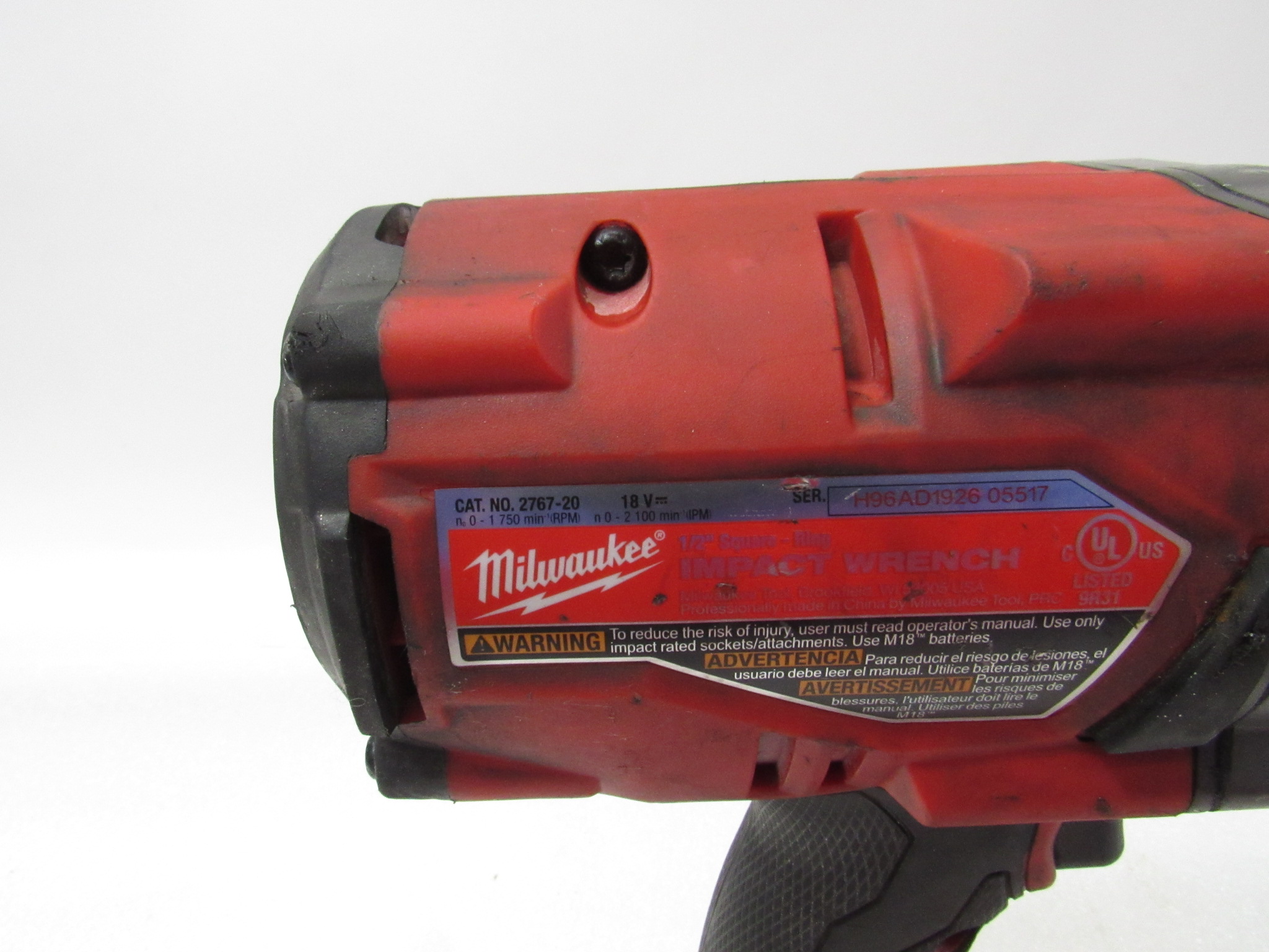 Milwaukee 276720 M18 FUEL High Torque 1/2" Impact Wrench