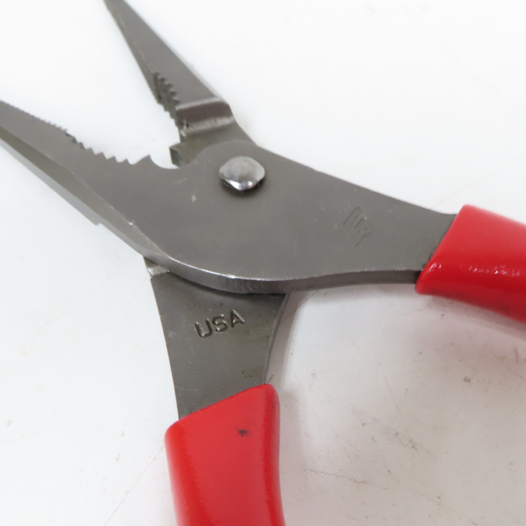 Snapon Tools LN47ACF 9" Talon Grip Long Nose Slip Joint Pliers Red