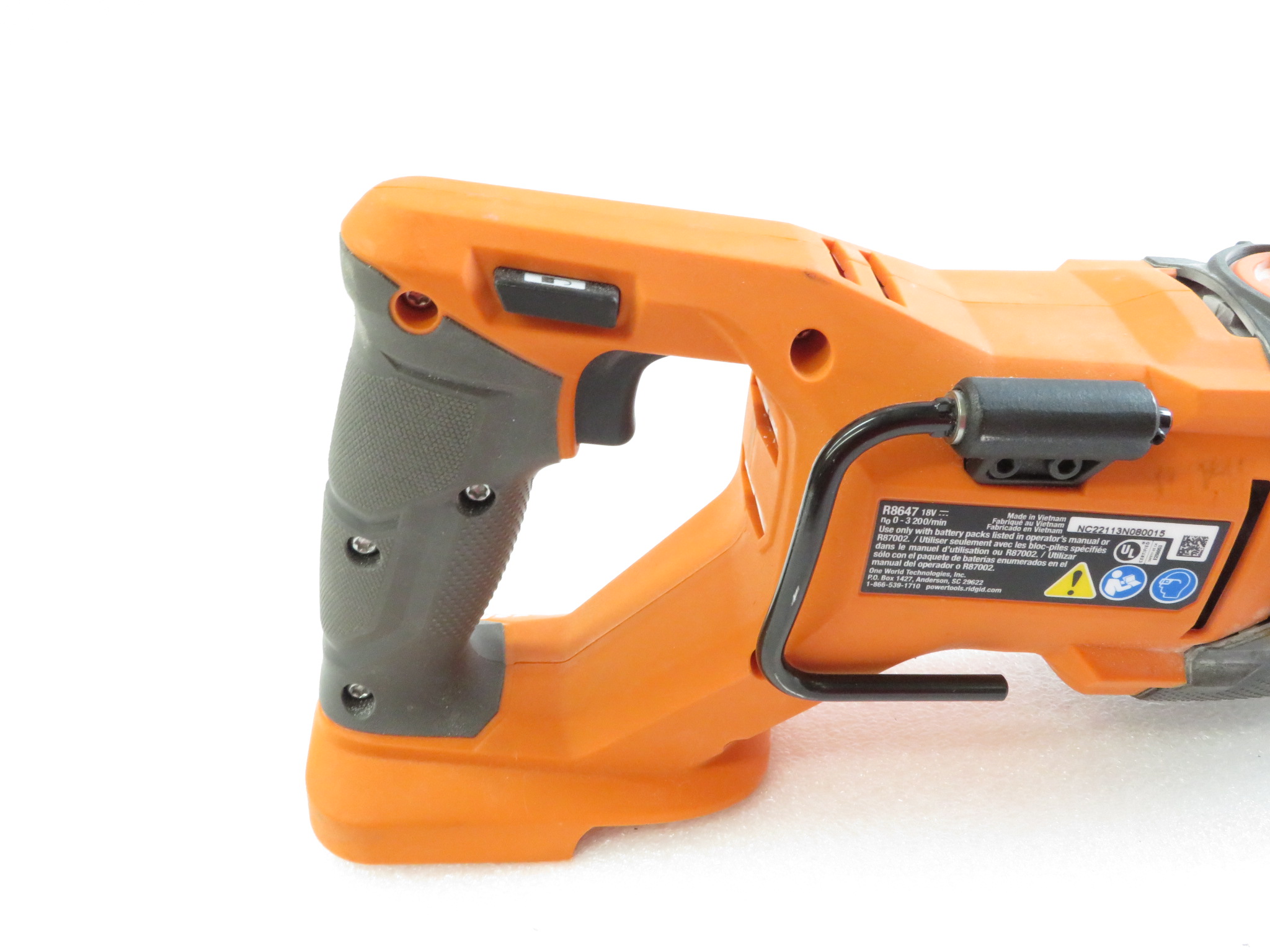 Ridgid R8647 18V Brushless Cordless Reciprocating Saw