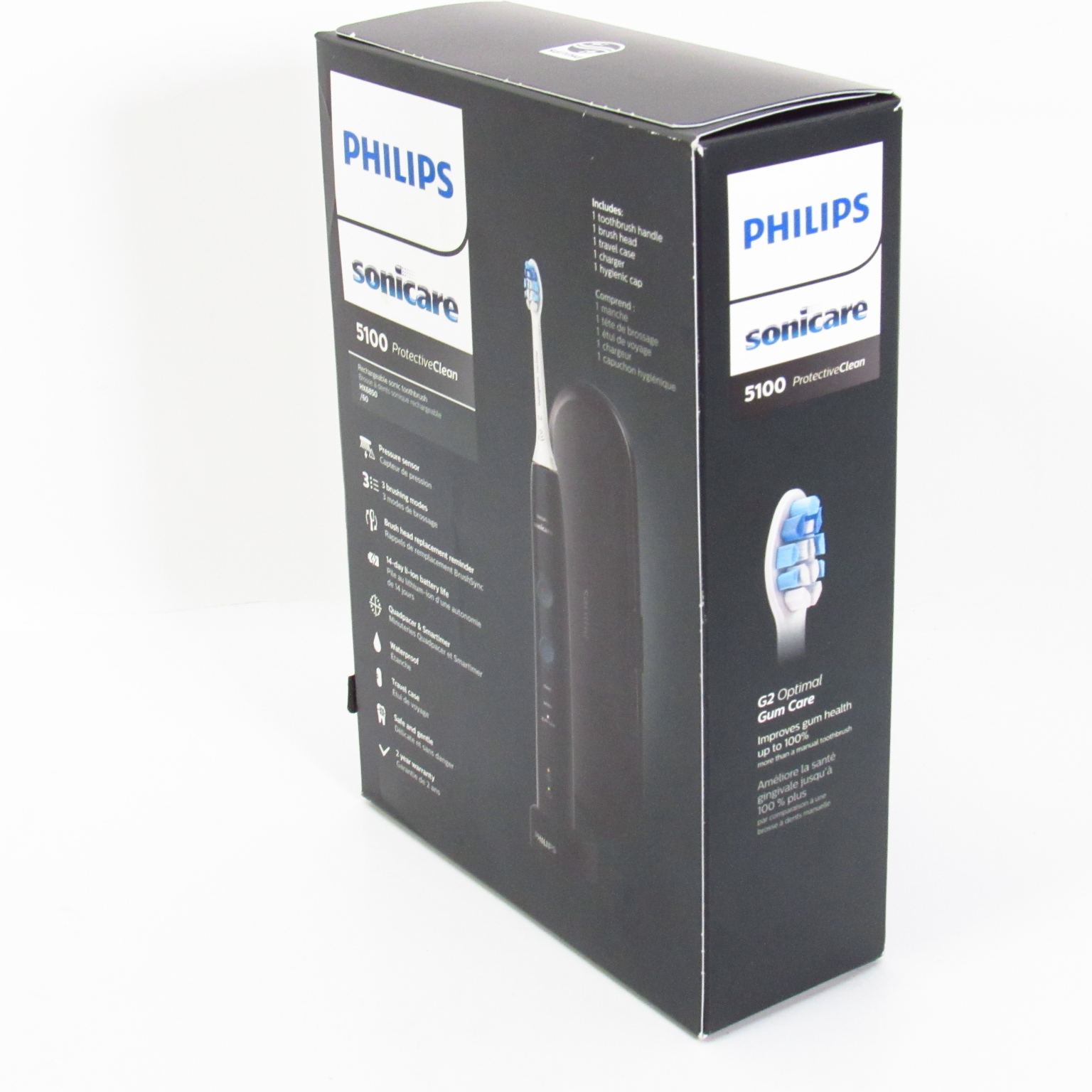 【新品・未開封】PHILIPS sonicare 5100 黒 Philips Sonicare 5100 ProtectiveClean Power Toothbrush