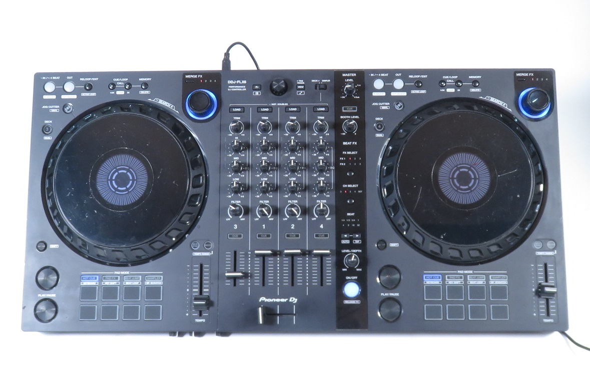 Pioneer DJ DDJ-FLX6 Professional 4-Deck Rekordbox and Serato DJ Controller