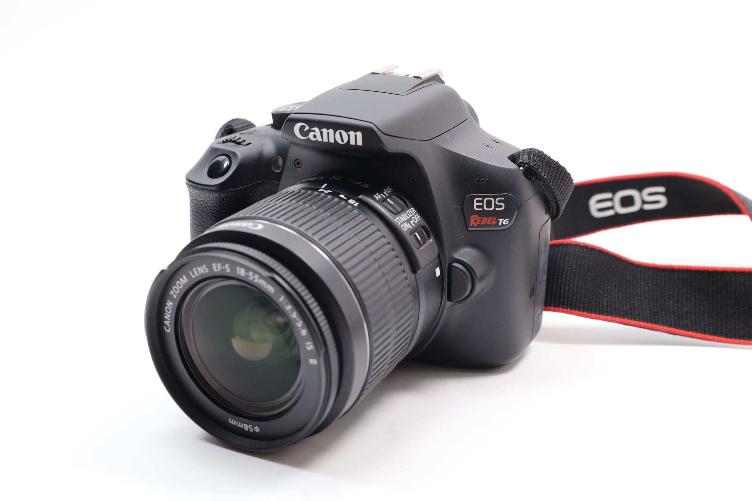 Canon EOS Rebel T6 1159C008 18MP 1080p Digital SLR Camera - 2 Lens Kit