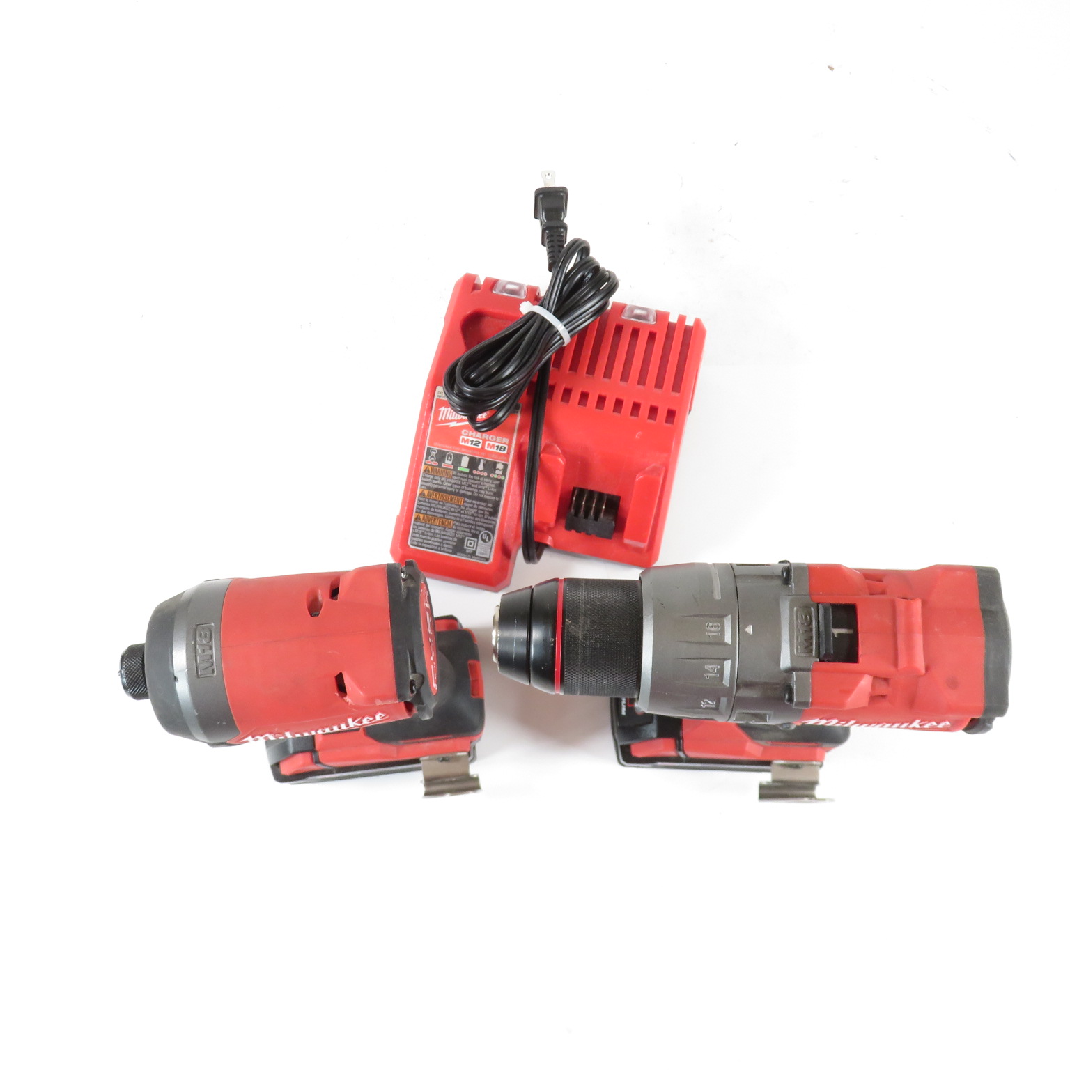 Milwaukee 3697-22 18V Li-Ion Brushless Hammer Drill/Impact Driver Combo Kit