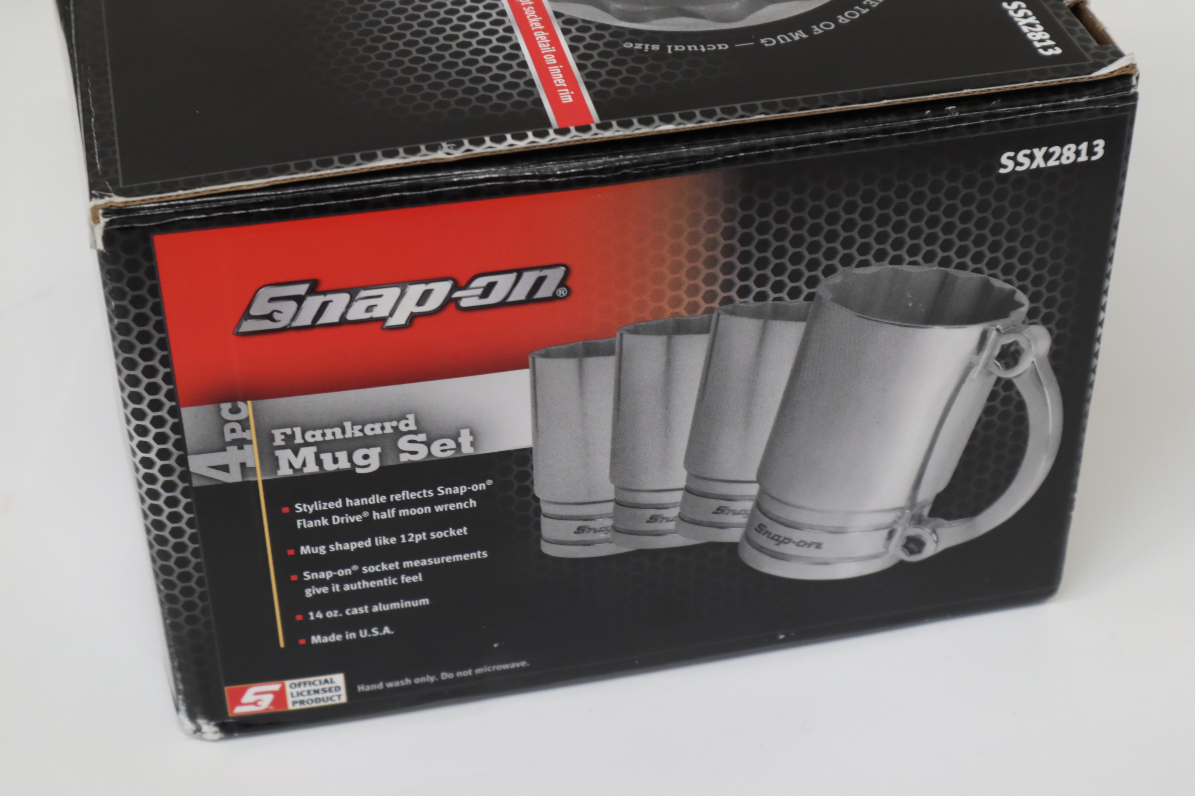 Snapon Tools SSX2813 Set Of 4 Flankard Mug Set