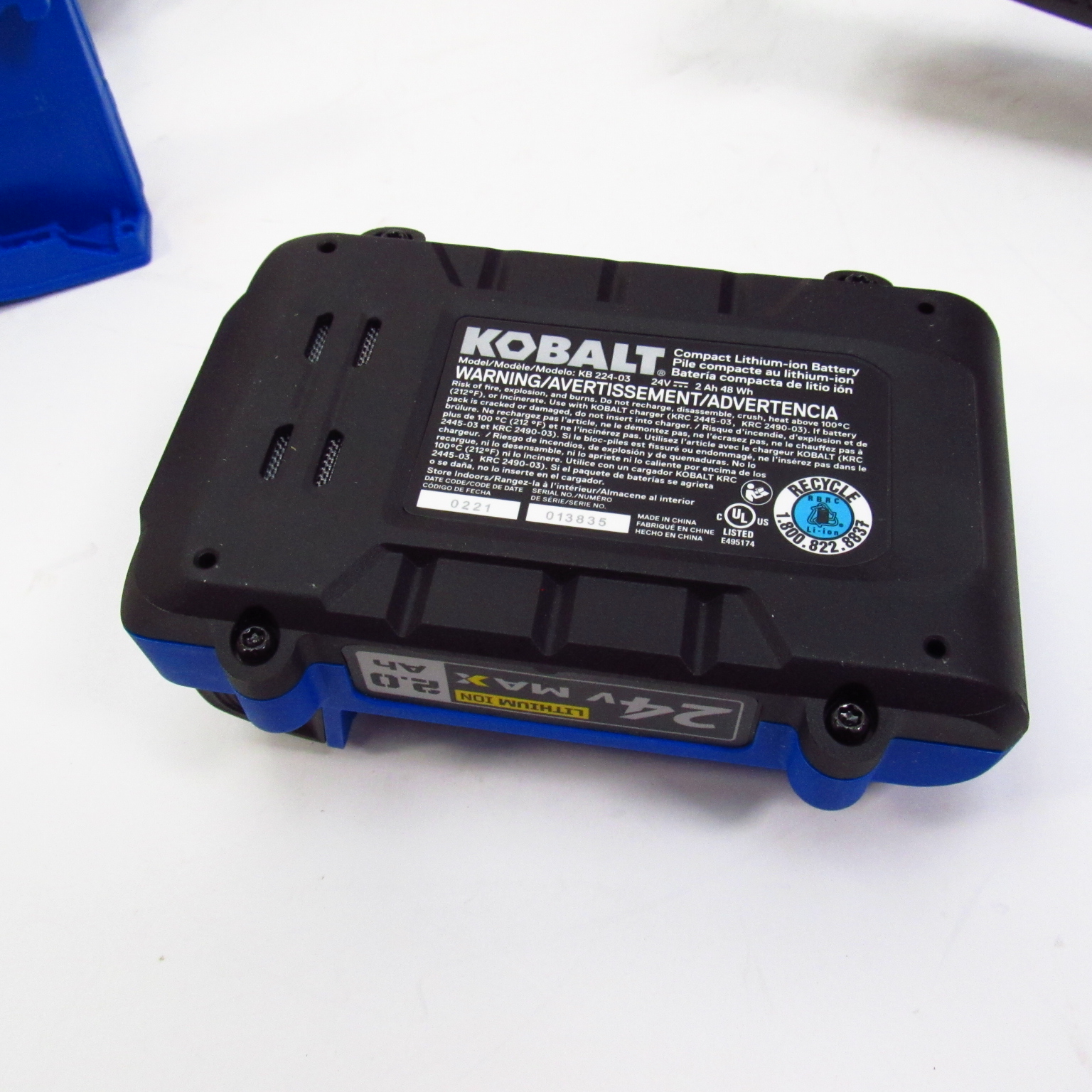 Kobalt KDD 524B03 24V Lithiumion 1/2