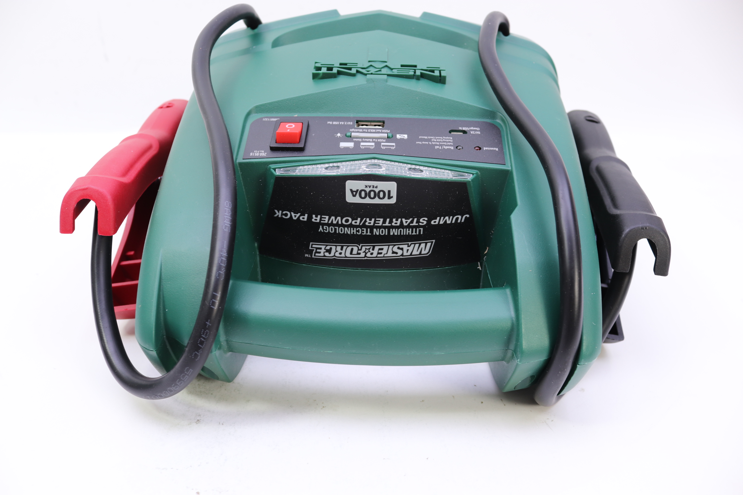 Masterforce 2609516 1000 Amp Peak Lithium Ion Jump Starter Power Pack