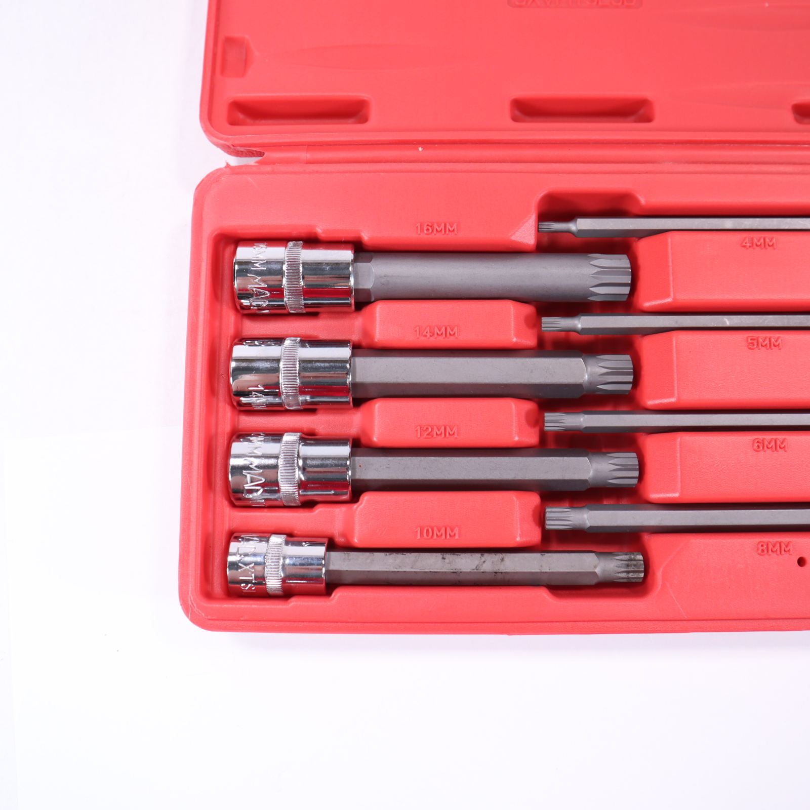 Mac Tools SXVMTSL8B 8-Piece Long Metric Triple Square Driver Set