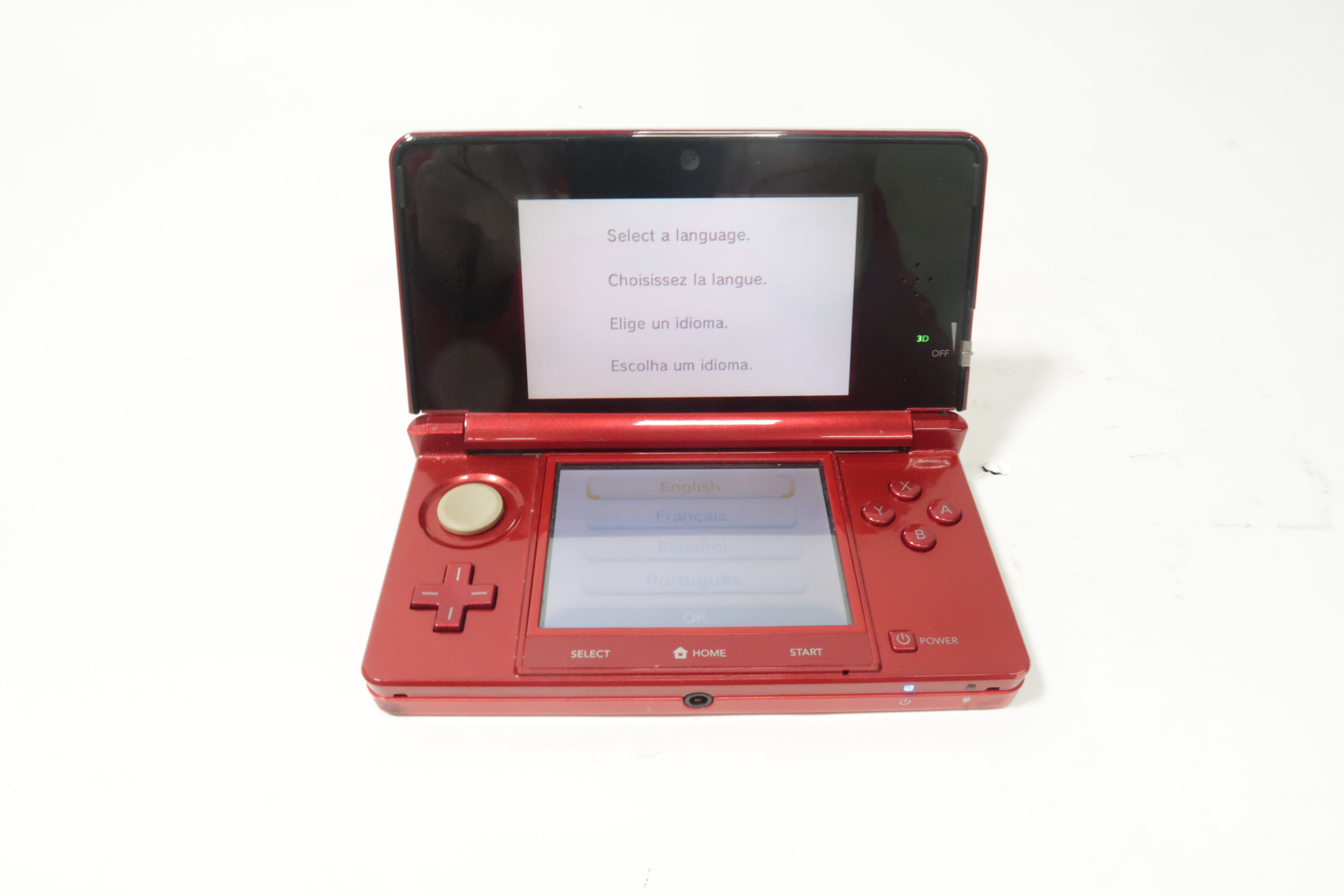 Nintendo CTR001 3D Dual Screen Handheld Portable 3DS 09233