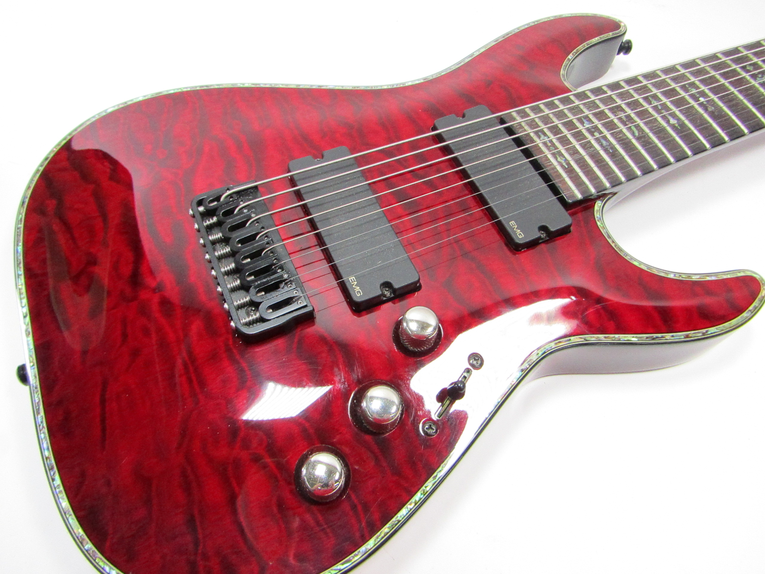 Schecter Diamond Series 8-Stringed Right Handed Crimson Red