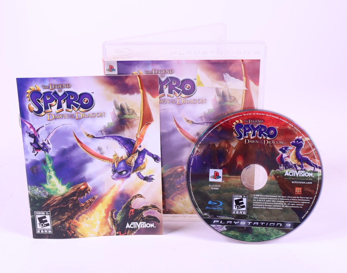 The Legend of Spyro: Dawn of the popular Dragon (Sony PlayStation 3, 2008) No Manual