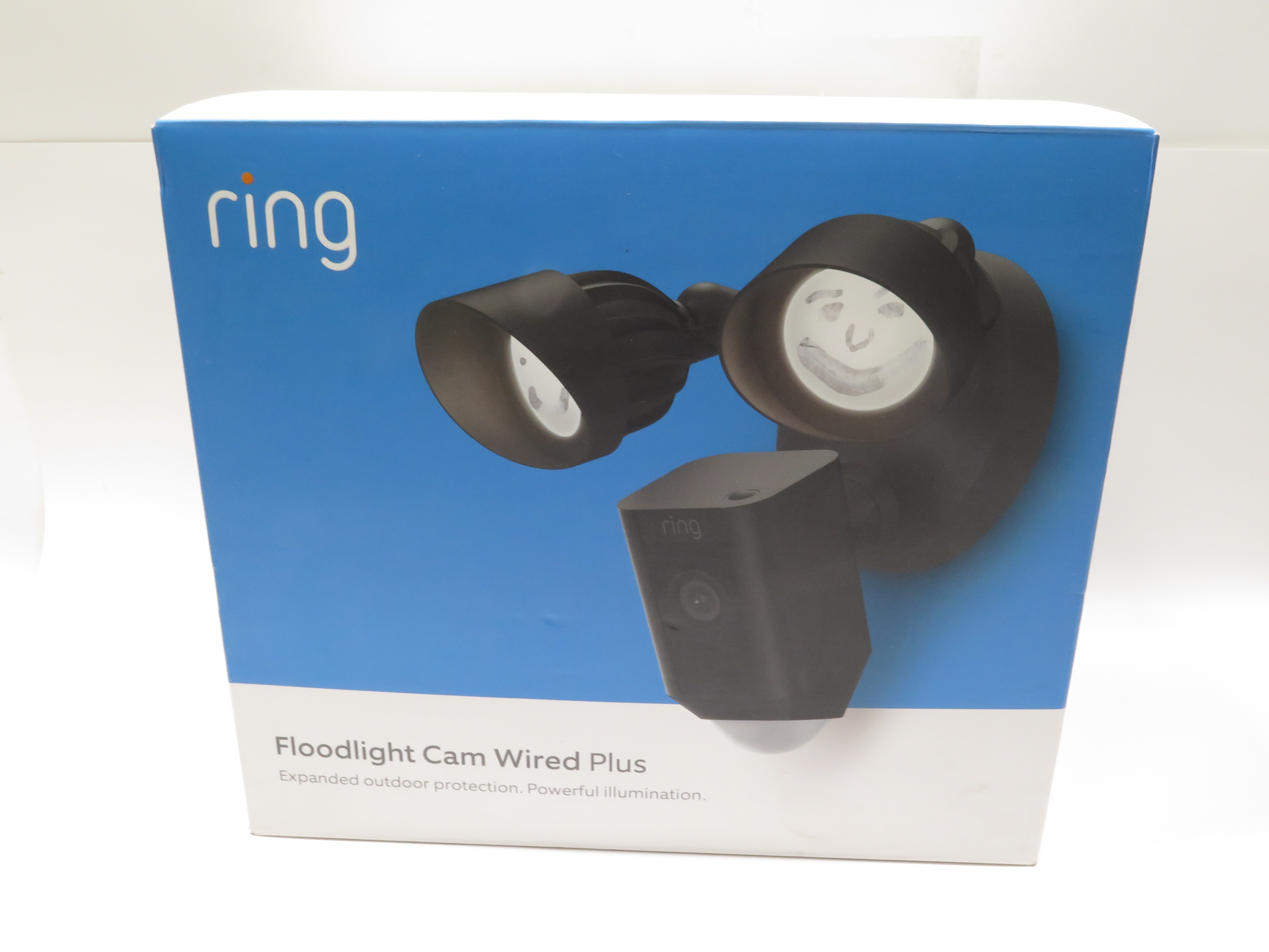 Ring Flood Light Cam Wired Plus Outdoor 1080p Surveillance Camera