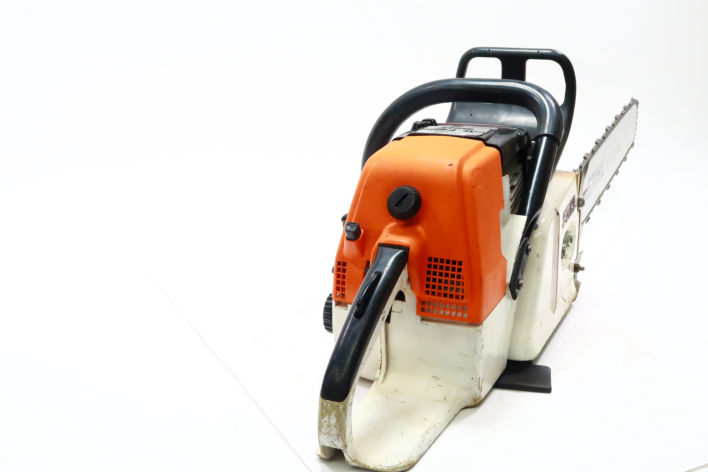 Custom Made In USA Tank Guard Skid Plate For STIHL 084, 084AV Chainsaw – Heavy Duty Protection