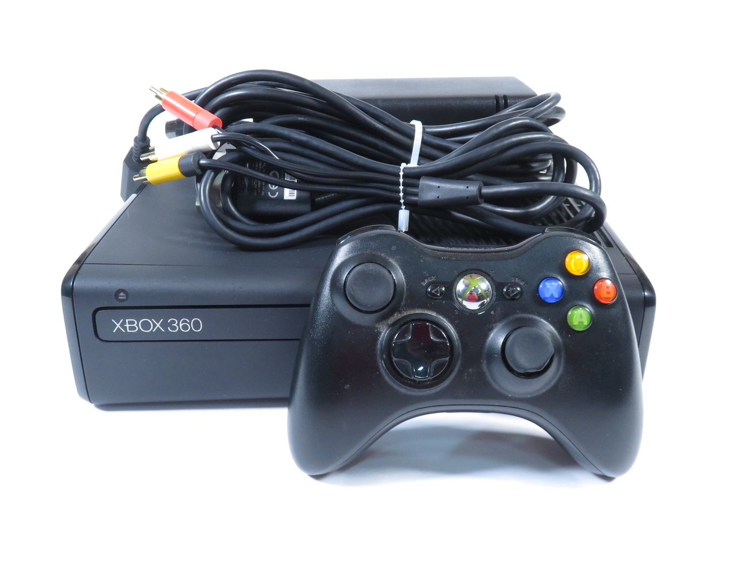 Microsoft Xbox 360 S 1439 250GB HDD Storage Matte Black Video Game Console 5740