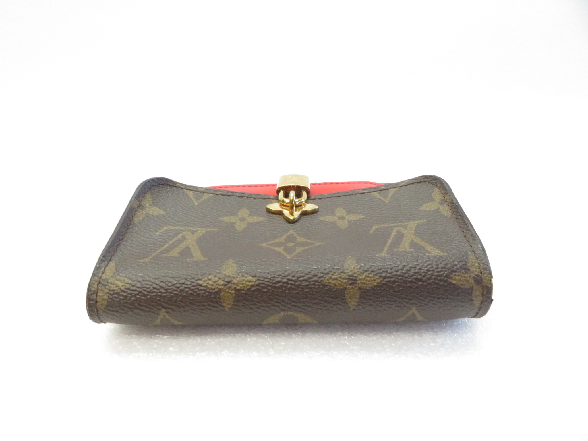 Louis Vuitton Monogram Portefeiulle Flower Compact Trifold Wallet