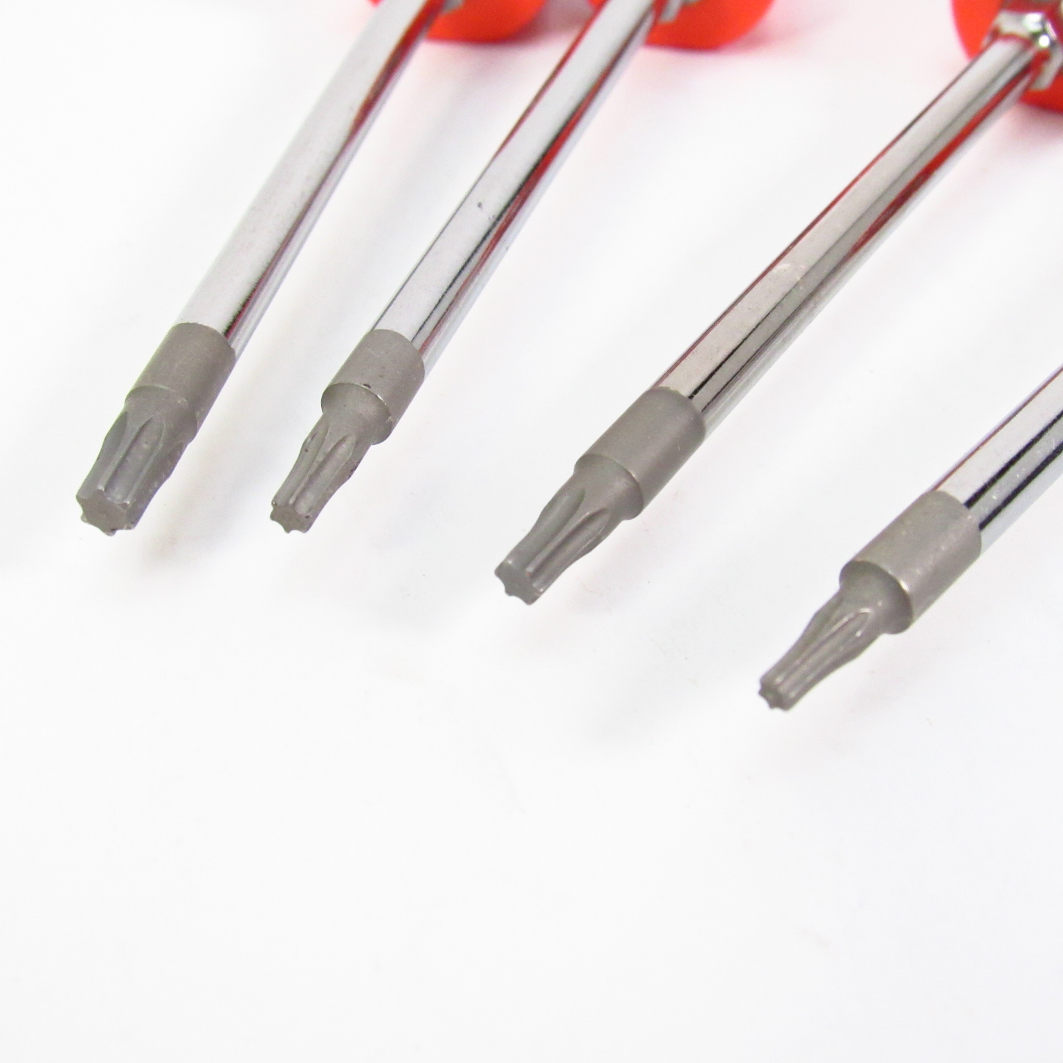Snap-on Tools USA MINT 4pc ORANGE Mini Soft Grip TORX Screwdriver Set