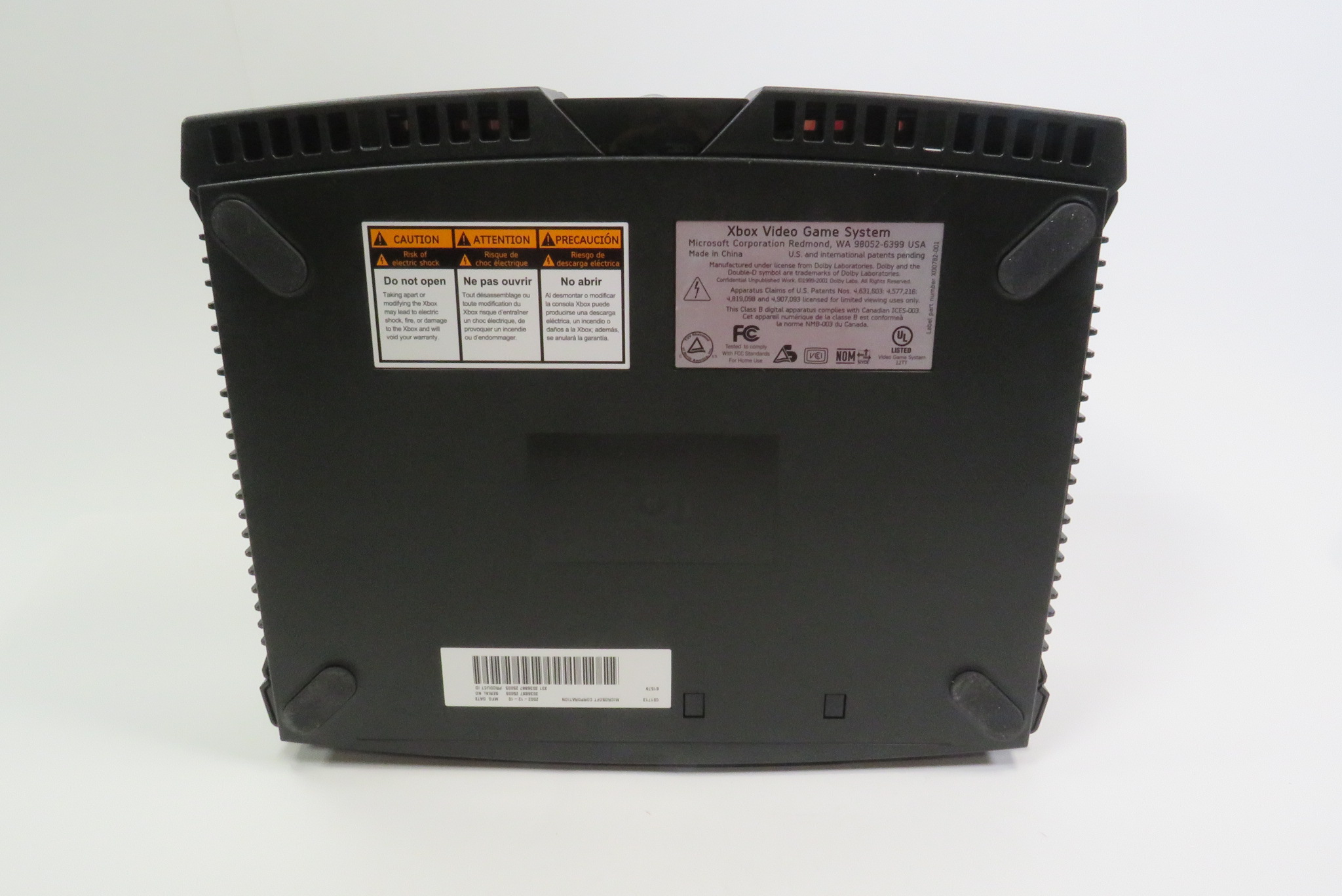 Microsoft Xbox Original Video Game Console -5463