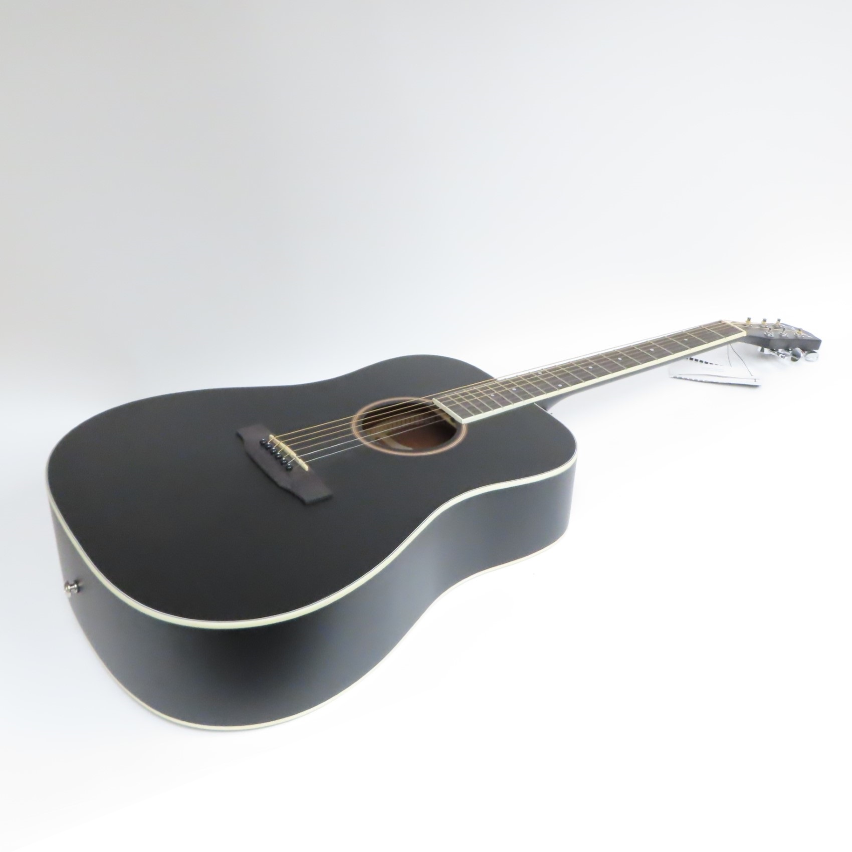 Donner DAG-1B Cutaway 6-String Acoustic Guitar - Black (Local Pick