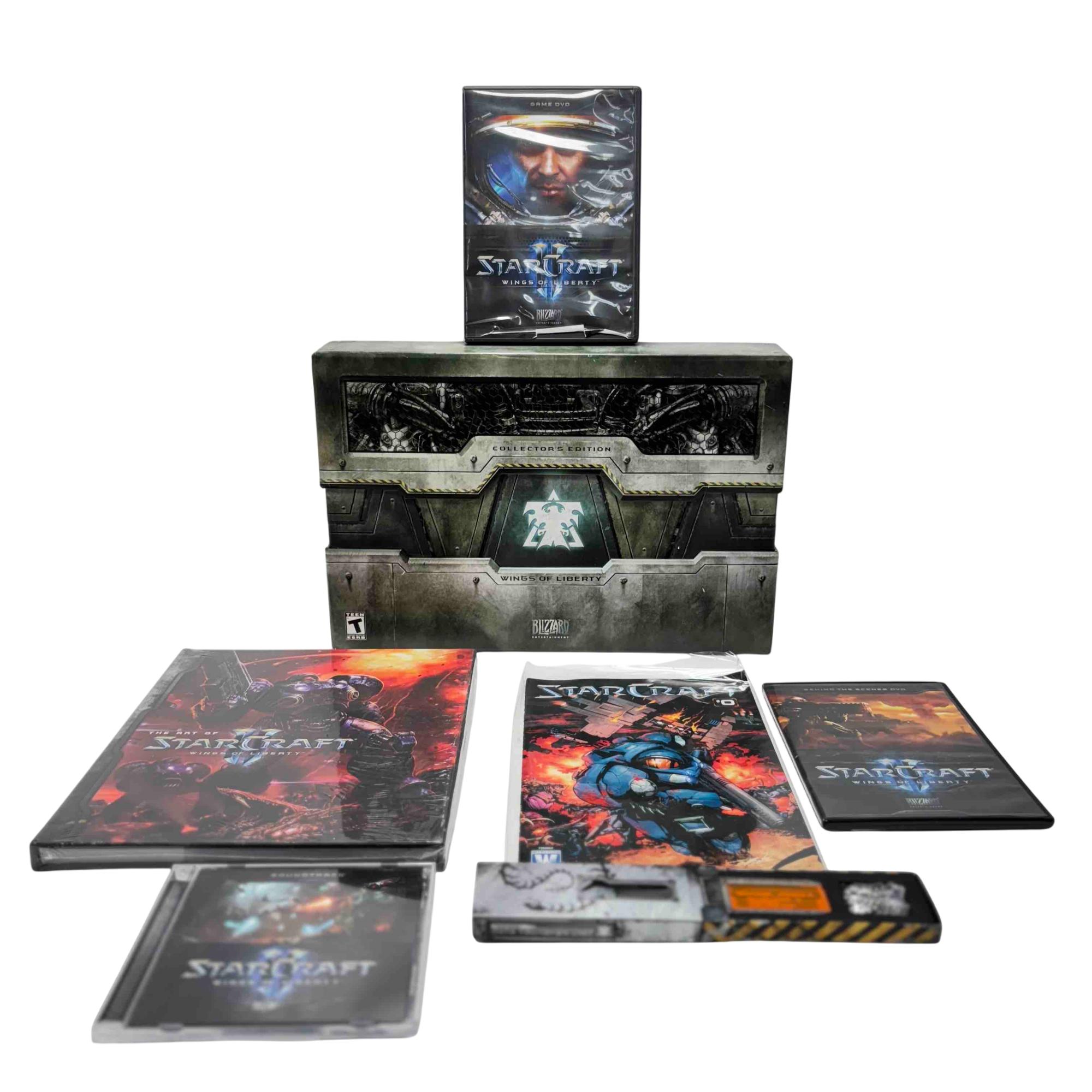 新品 未開封 Starcraft II Collector's Edition StarCraft II Wings of Liberty Collectors Edition Box