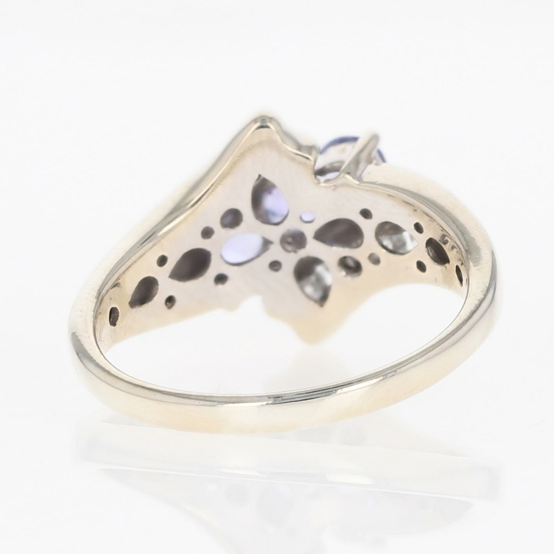 69ctw Round Tanzanite w/ Diamond Accents Three-Stone Ring