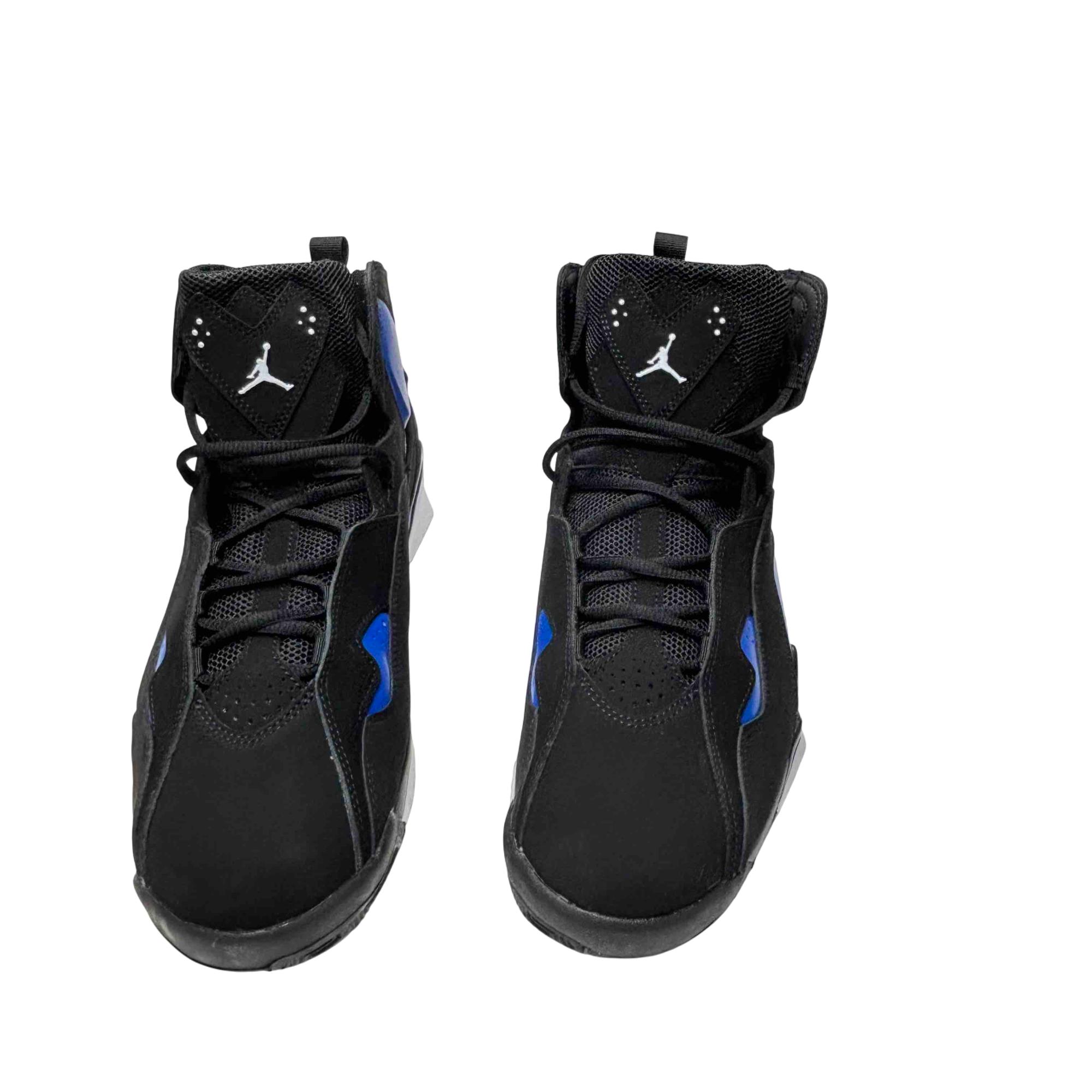 air jordan true flight black and blue