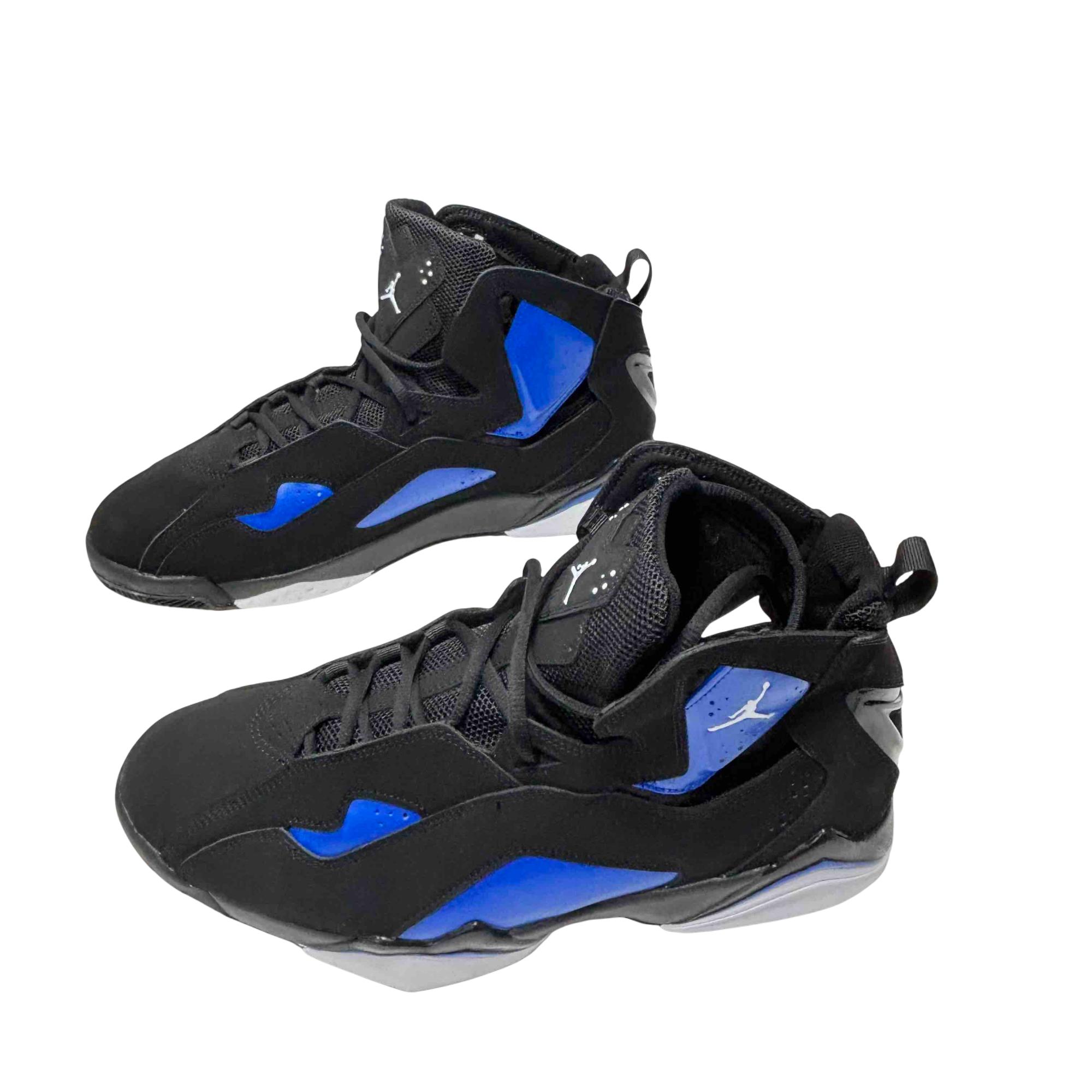 air jordan true flight black and blue
