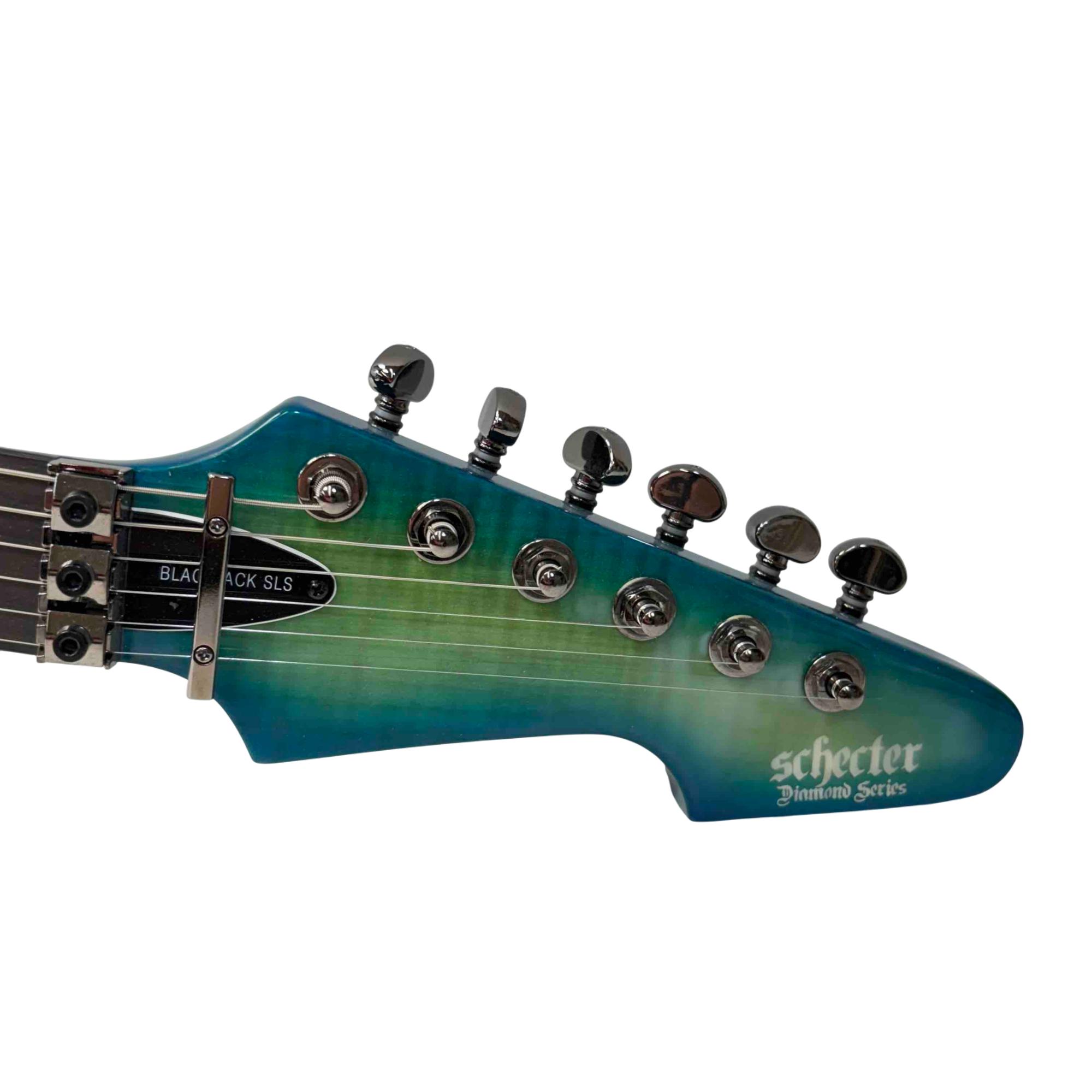 Schecter Blackjack SLS Avenger FR-S RH Electric Guitar Aquaburst