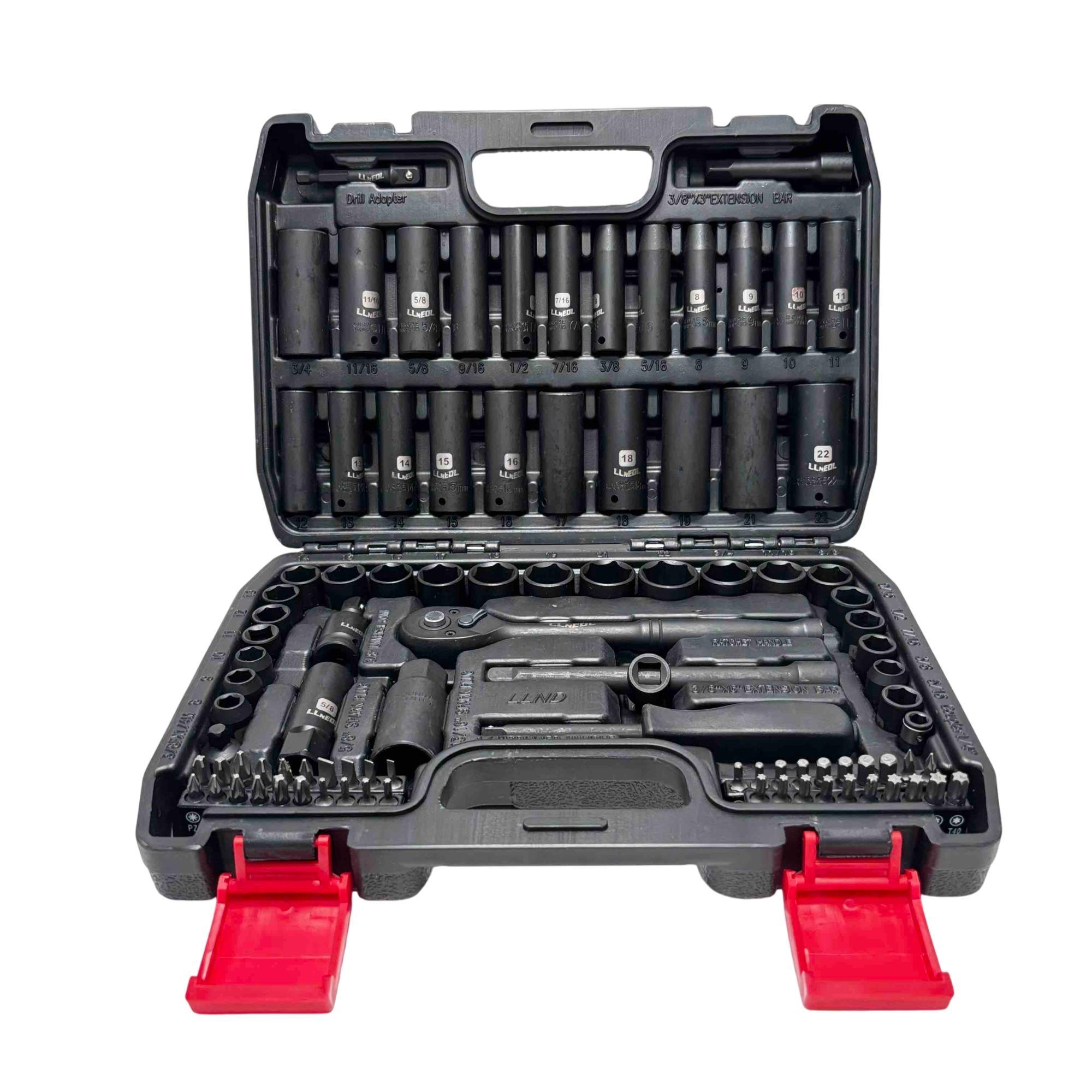Sealey 3/8 Inch Square Drive 12PT WallDrive Imperial Socket Set – 11 Sealey 3/8 Inch Square Drive 12PT WallDrive Imperial Socket Set – 11