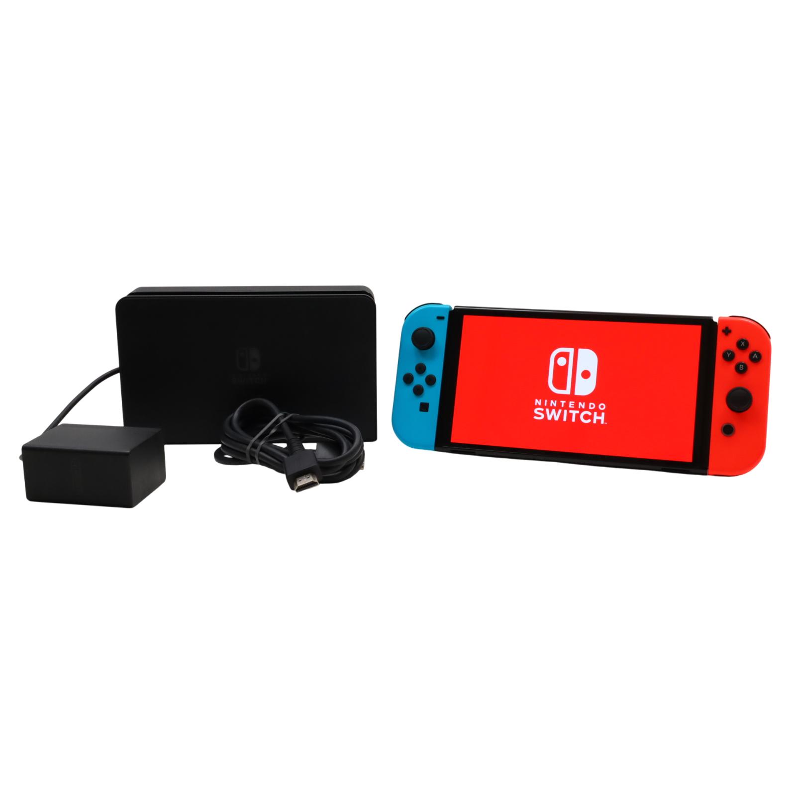 Nintendo Switch OLED HEG-001 64GB Video Game Console - Blue