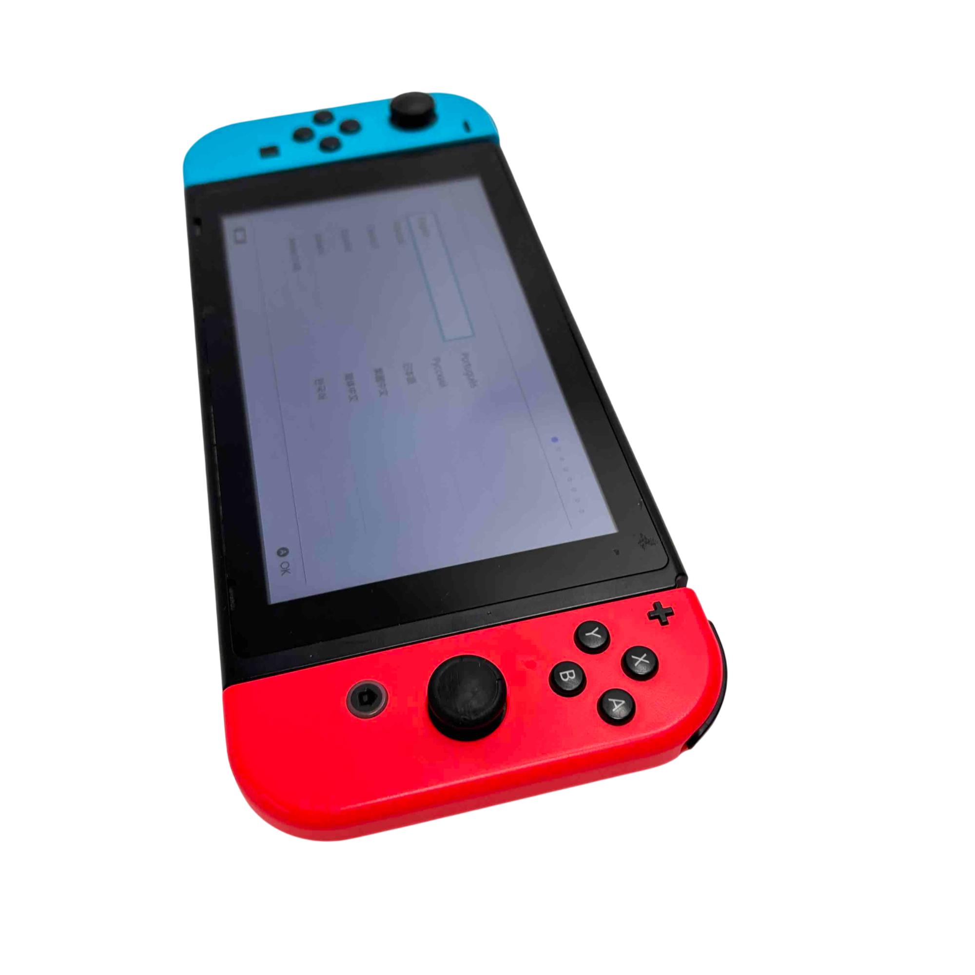 Nintendo Switch 本体 赤Switch HAC-001 Nintendo Switch Neon Blue & Red Joy-Con New Version- HAC-001