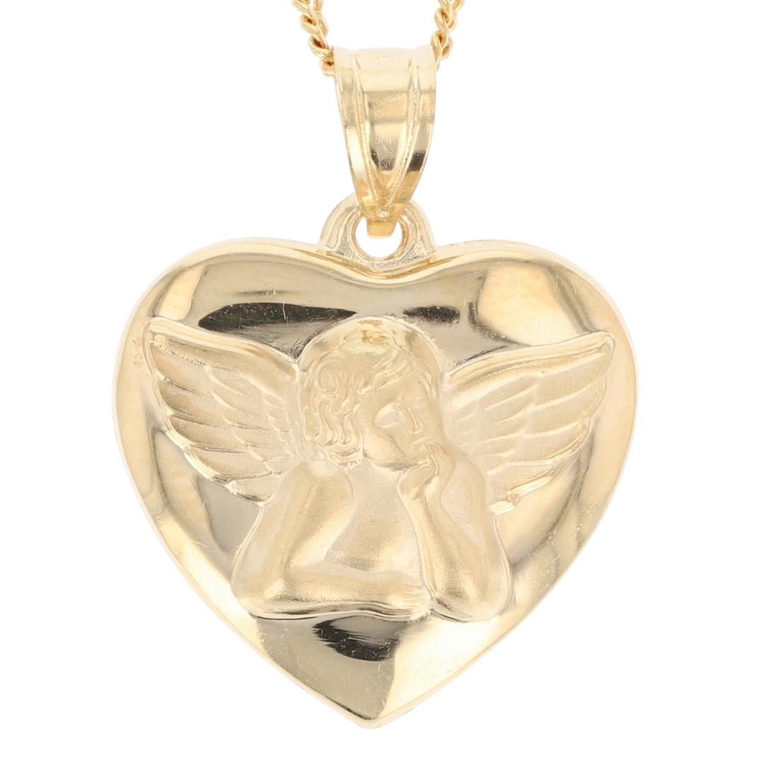 Michael Anthony Heart Shape Angel Pendant 18