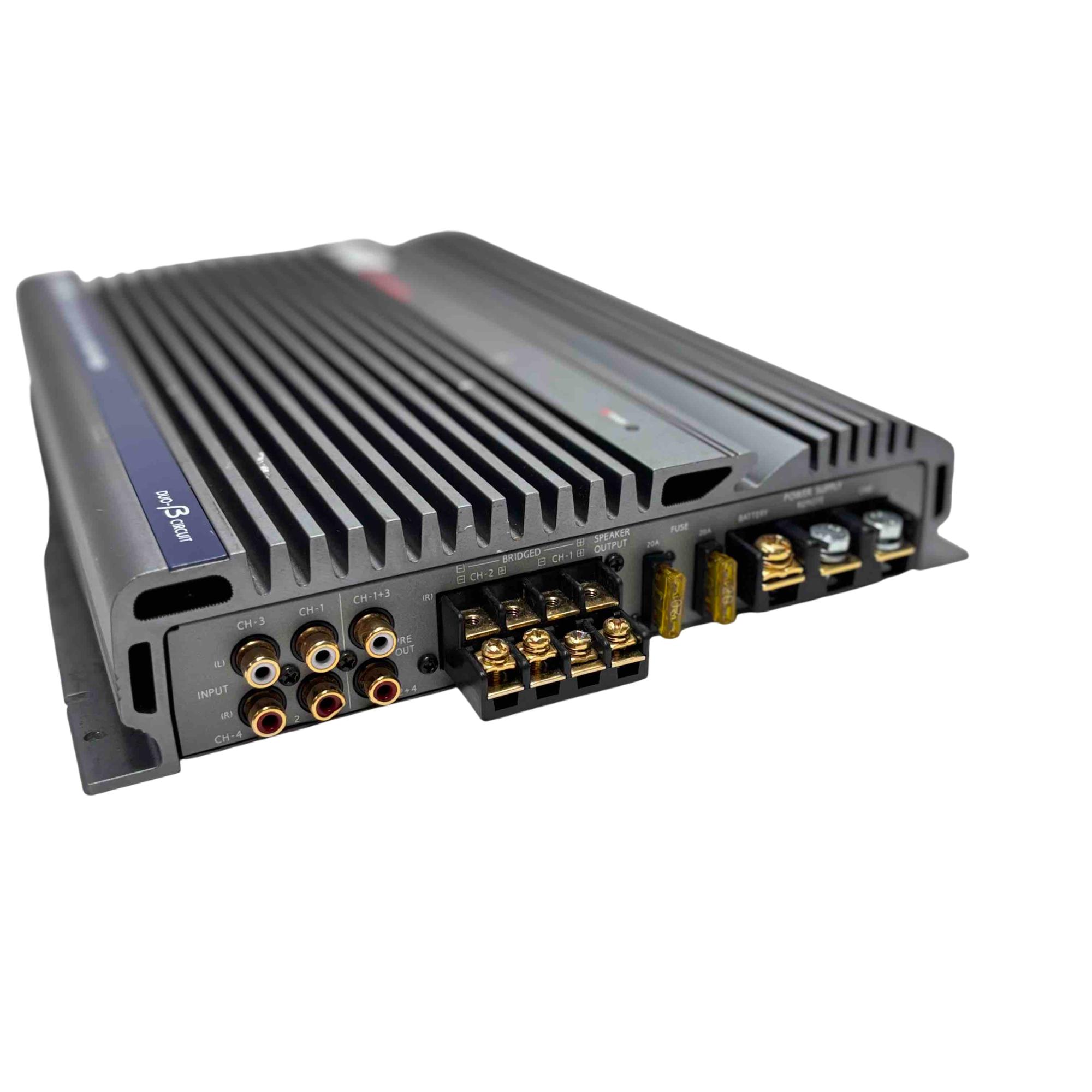 Alpine V12 MRV-F400S 4/3/2 Channel Power Car Amplifier Gray