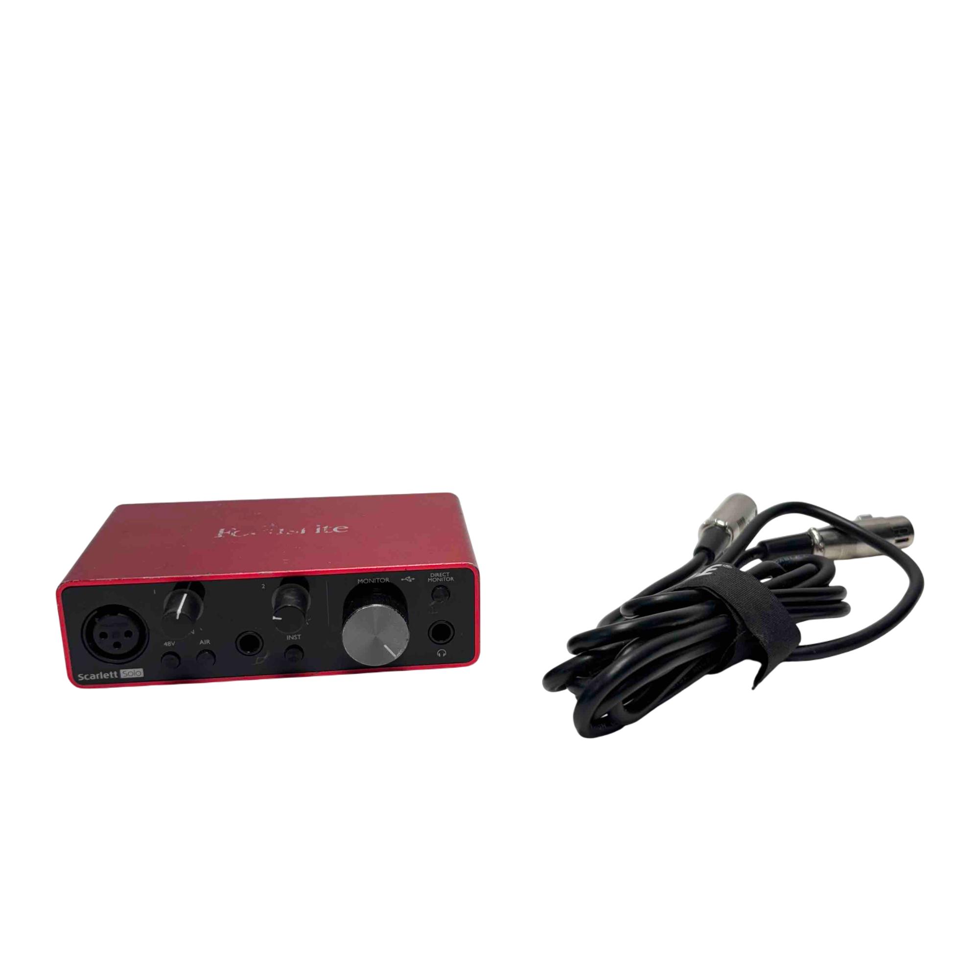 DTM・DAW Focusrite Scarlett Solo 3 Scarlett Solo [3rd Gen] | Focusrite