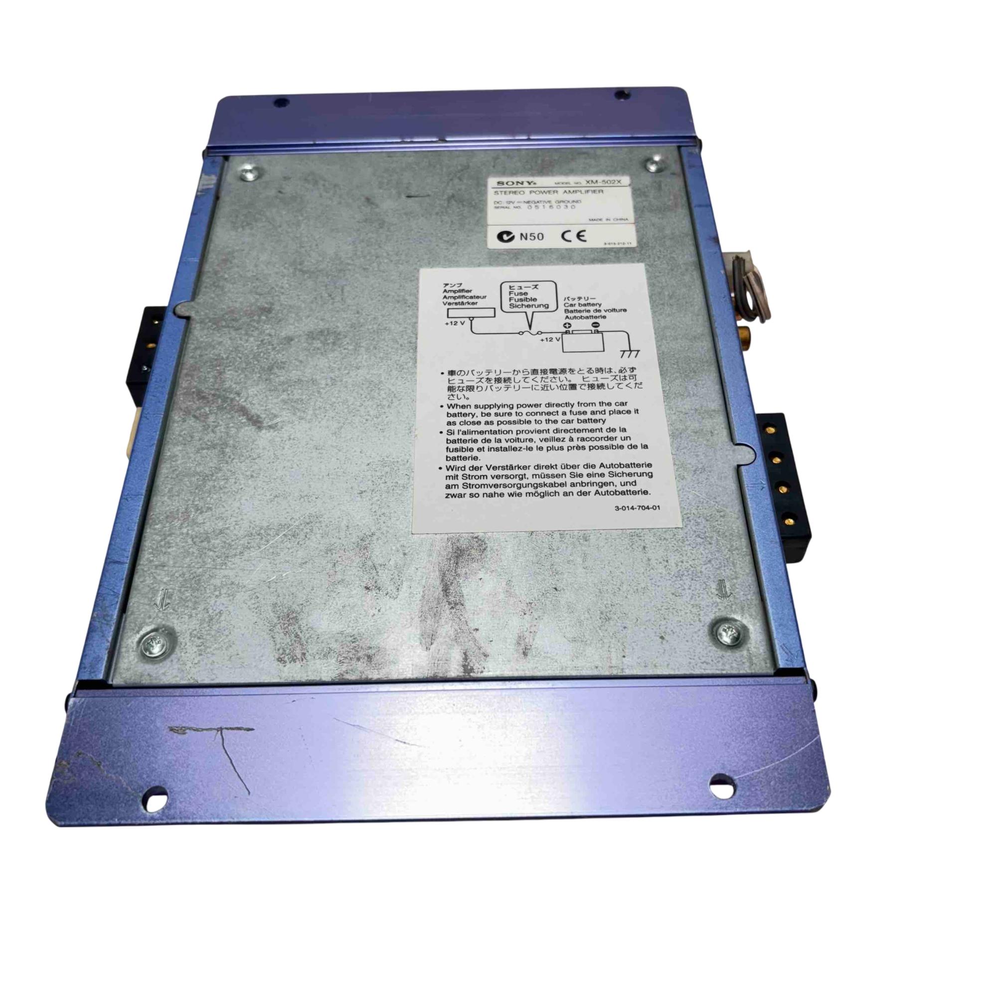 Sony XM-502X 2/1 Channel 300W Power Amplifier MOSFET